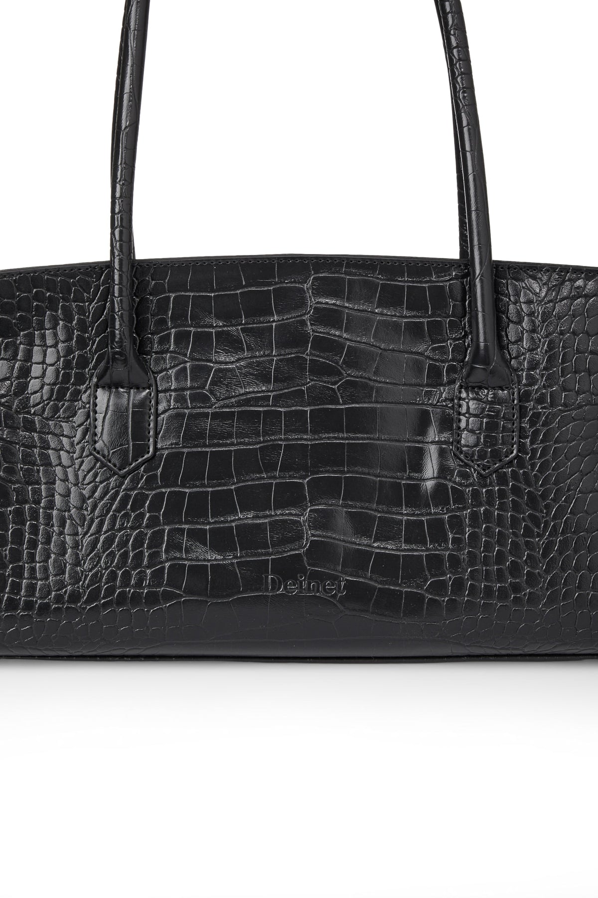 Deinet - Crocodile Pattern Two-Way Bag (Black) product image 7 | TRAB K-Fashion Australia