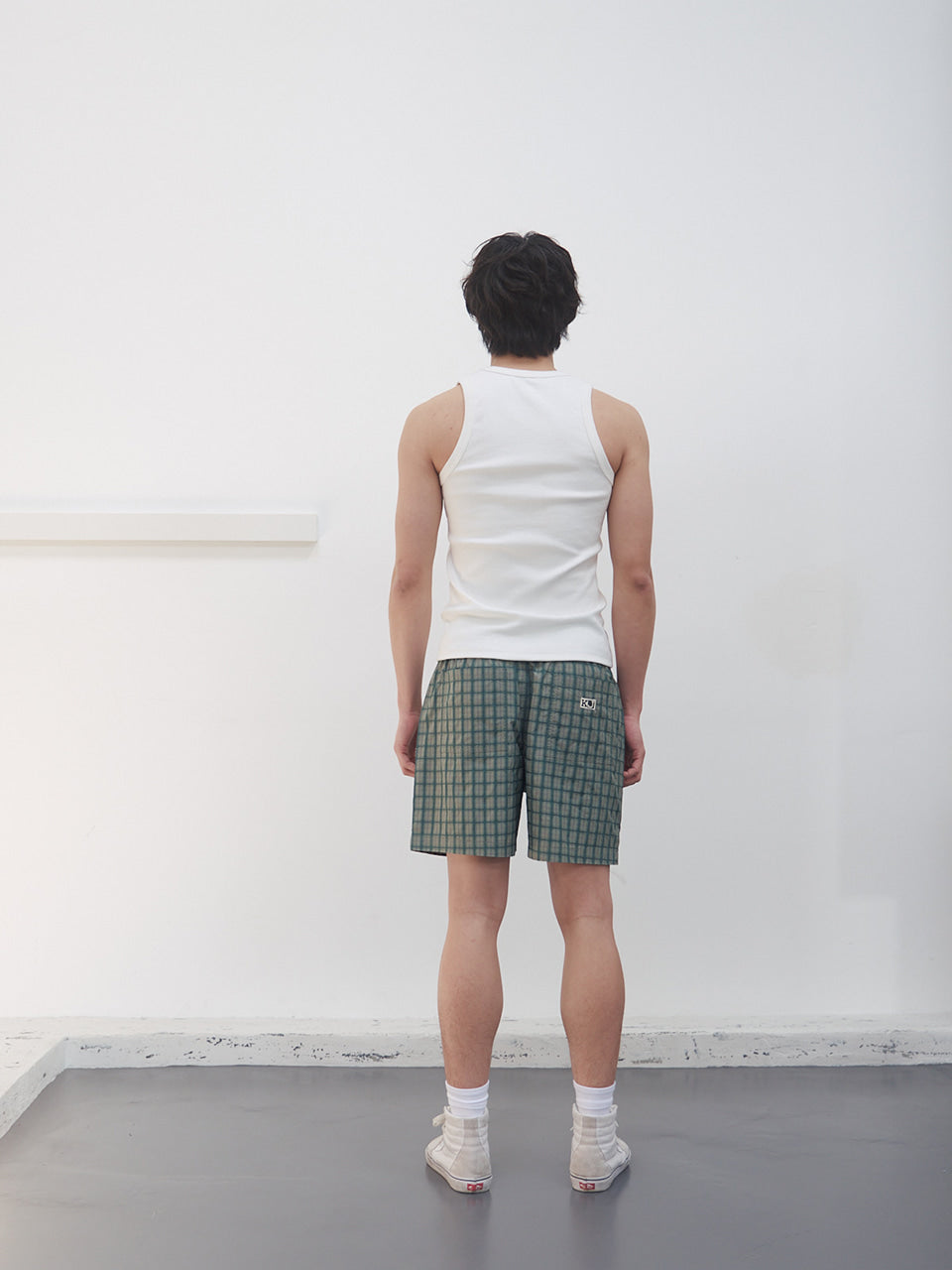 Kijun - Check Shorts (Green) product image 5 | TRAB K-Fashion Australia