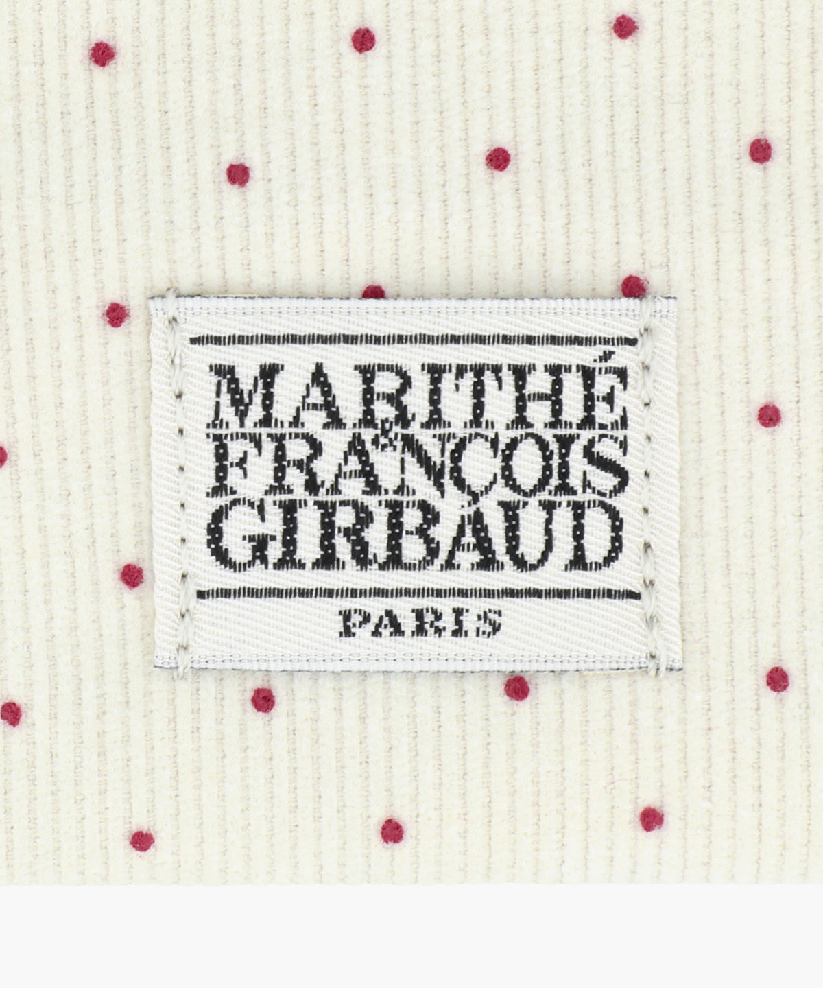Marithe & Francois Girbaud - Mini Corduroy Pouch Keyring (Ivory) product image 3 | TRAB K-Fashion Australia