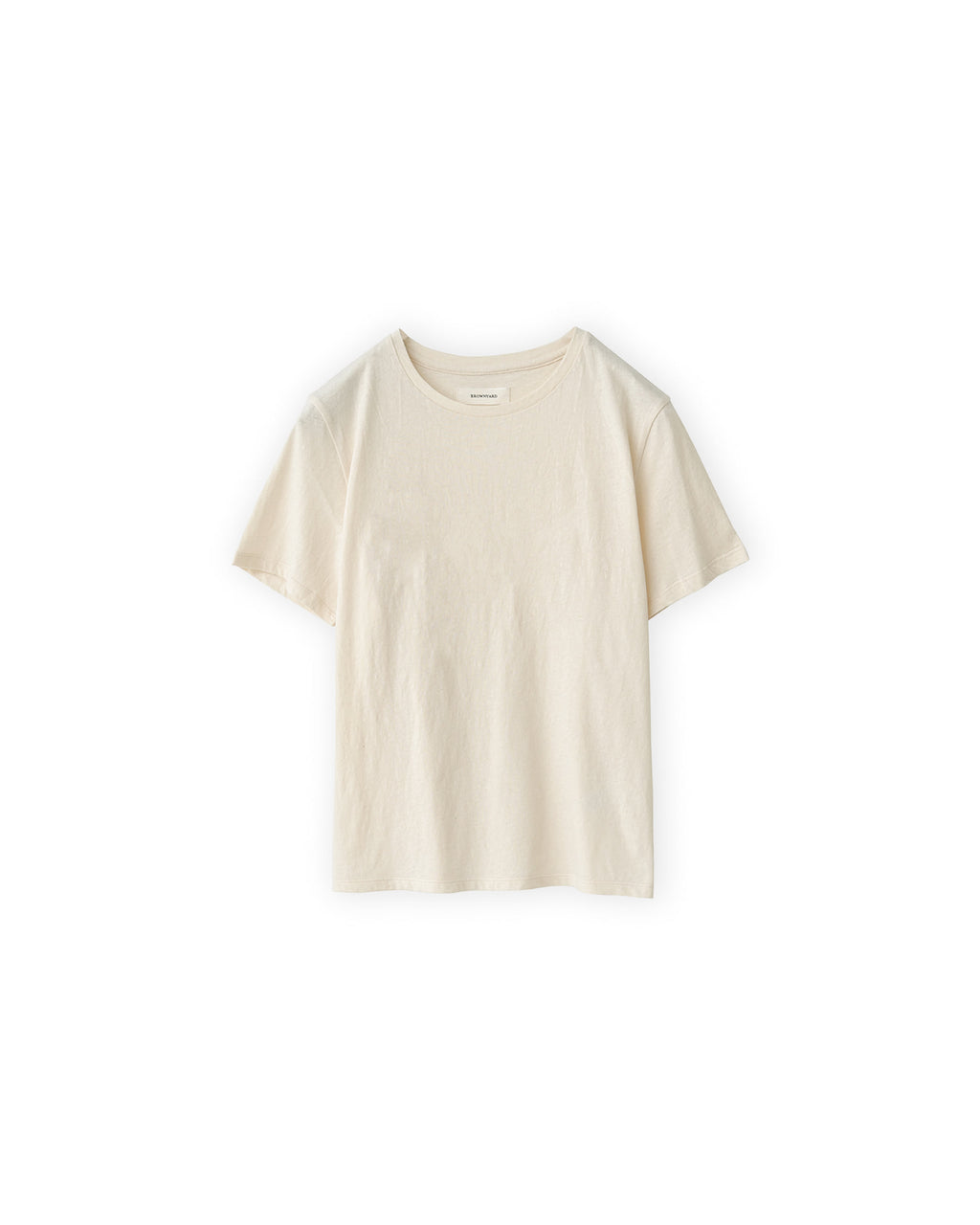 Brownyard - Round Easy T Shirt (Ivory) product image 4 | TRAB K-Fashion Australia