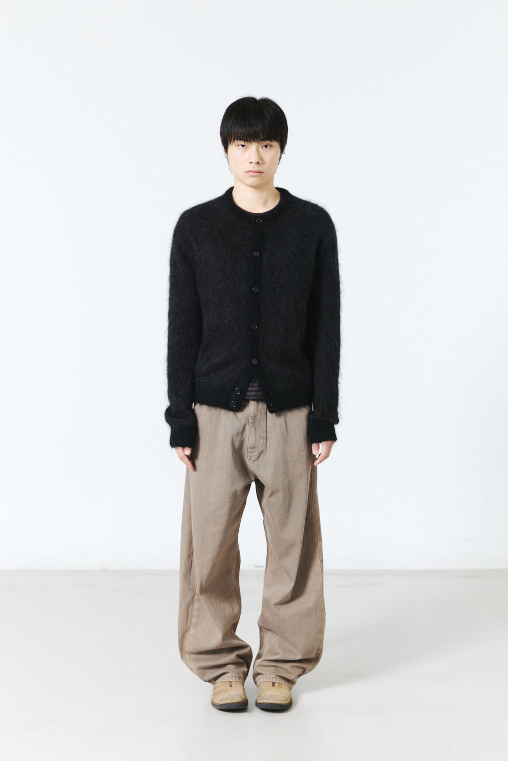 Hatchingroom - Hanabi Mohair Cardigan (Black) product image 9 | TRAB K-Fashion Australia