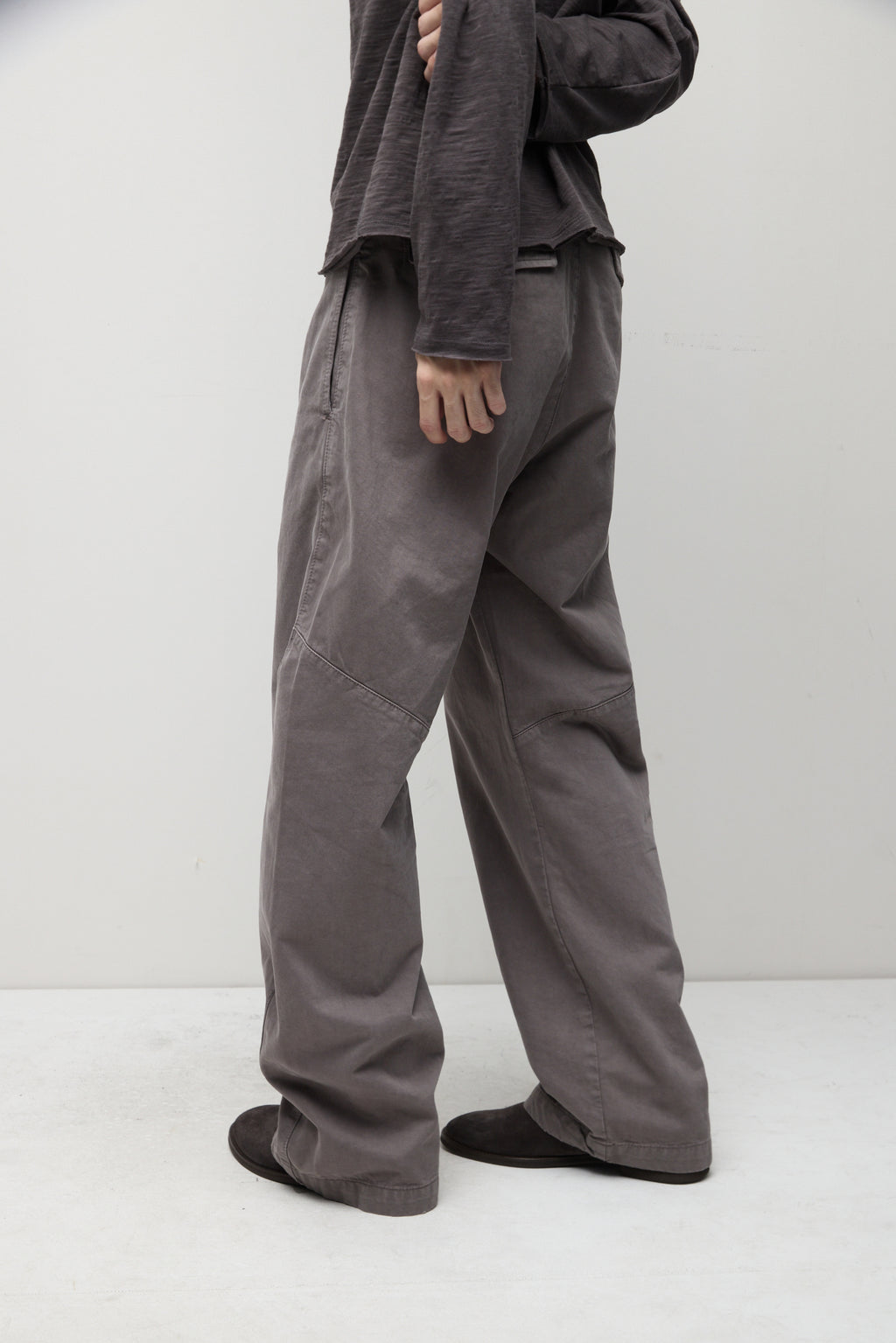 Hatchingroom - Shaped Trousers (Dyed Dusty Grey) product image 15 | TRAB K-Fashion Australia