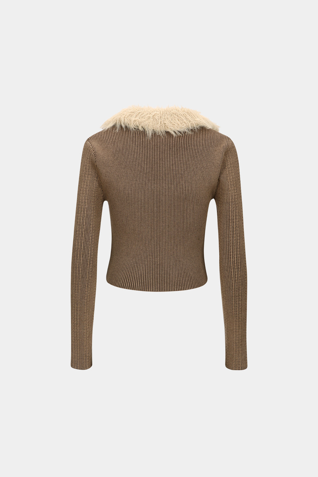 Andersson Bell - Lace-Up Knit Cardigan (Brown) product image 10 | TRAB K-Fashion Australia