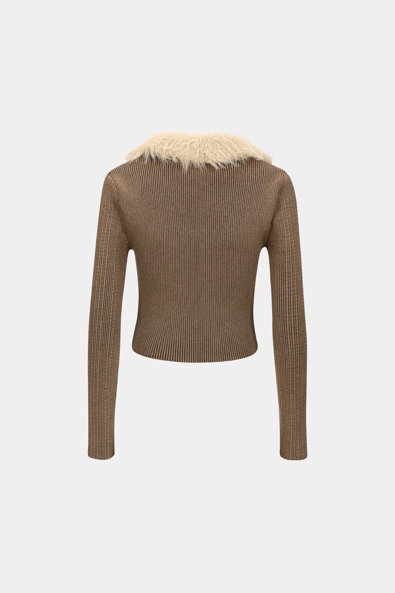 Andersson Bell - Lace-Up Knit Cardigan (Brown) product image 10 | TRAB K-Fashion Australia