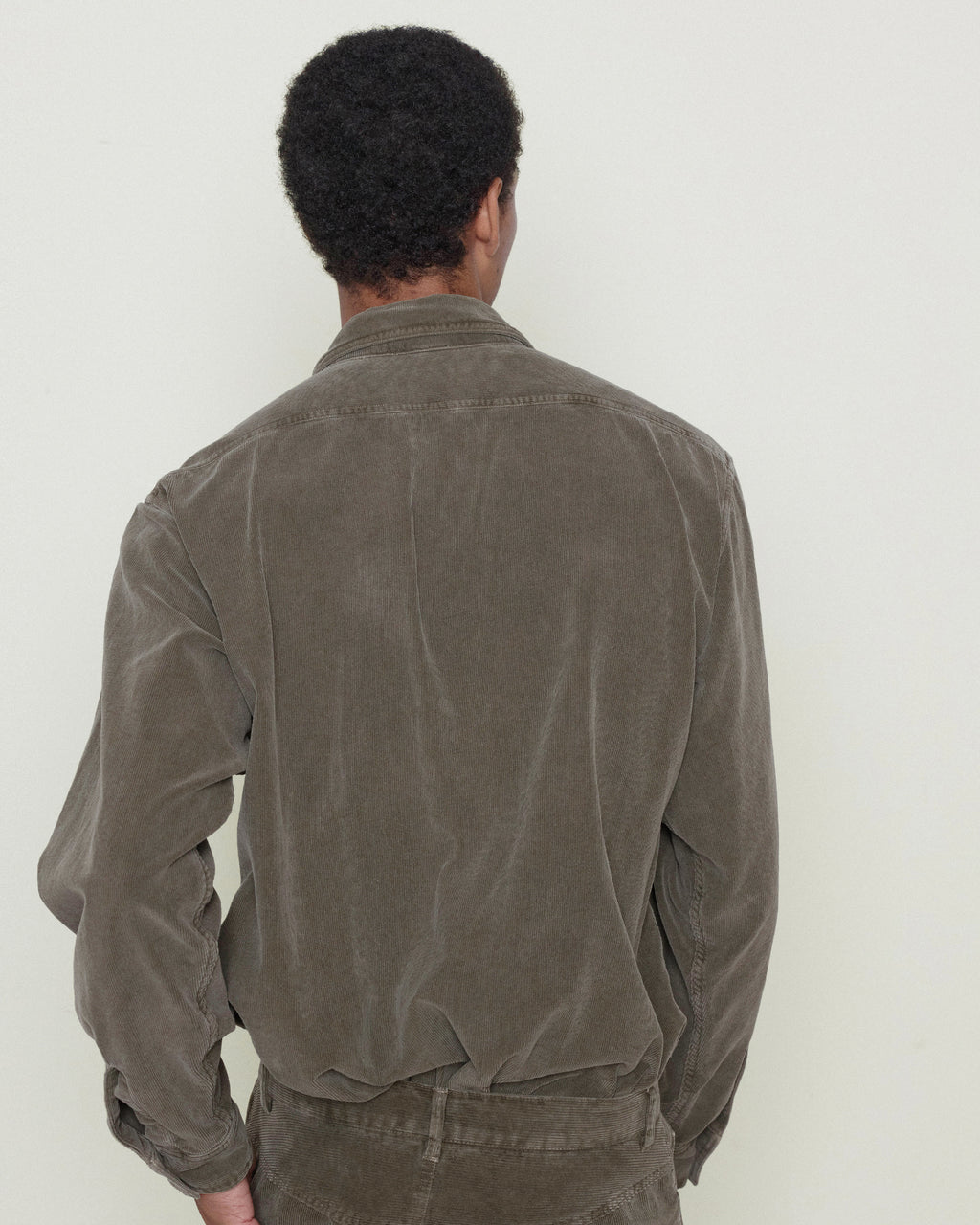 Brownyard - Garment Dyed Corduroy Shirt (Mocha) product image 3 | TRAB K-Fashion Australia