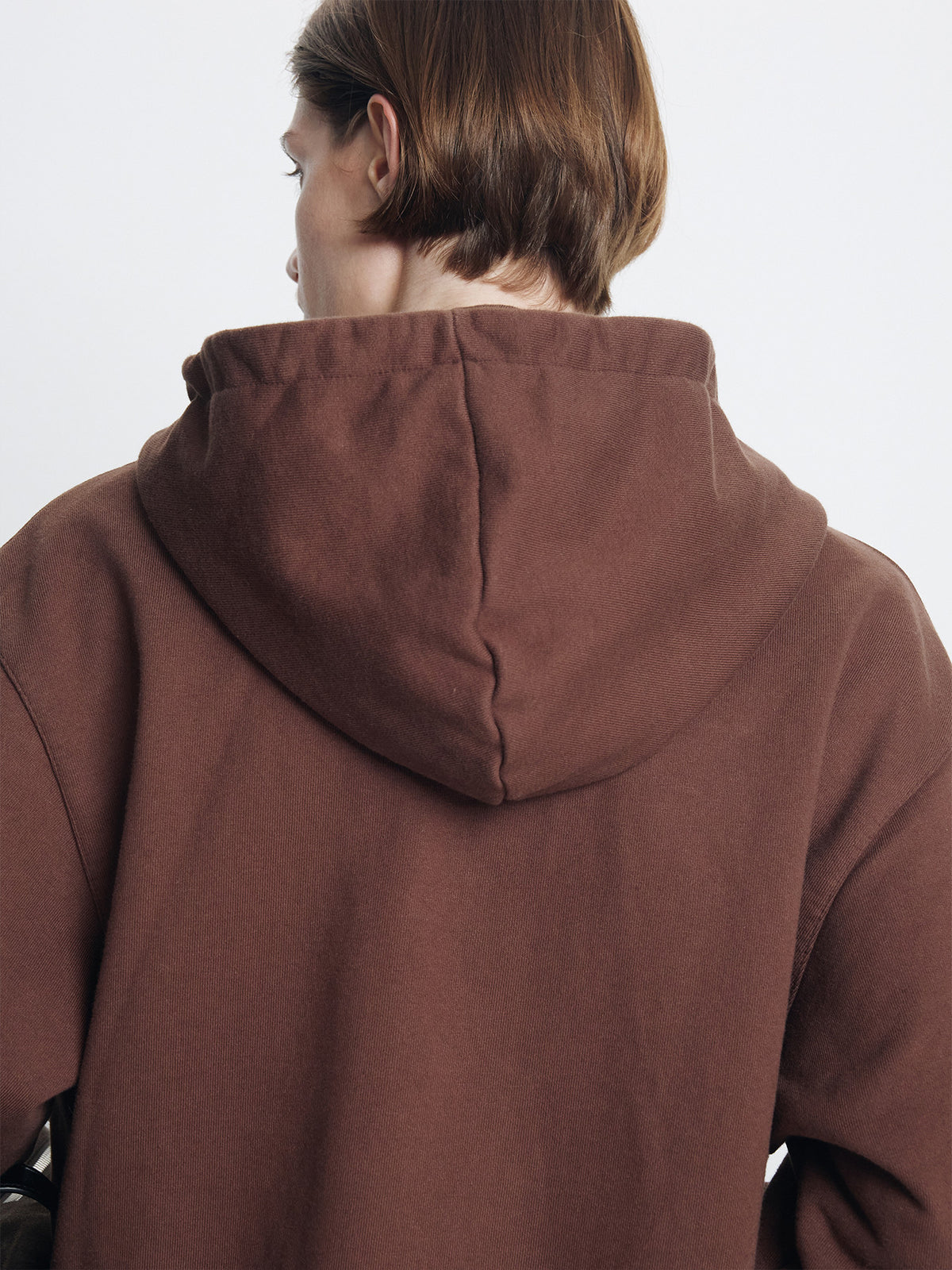 Tonywack - Garment Washed Zip-Up Hoodie (Faded Brown) product image 8 | TRAB K-Fashion Australia