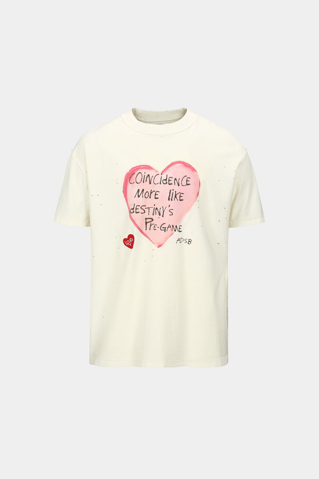 Andersson Bell - Unisex Heart Message T-Shirt (Ecru) product image 11 | TRAB K-Fashion Australia
