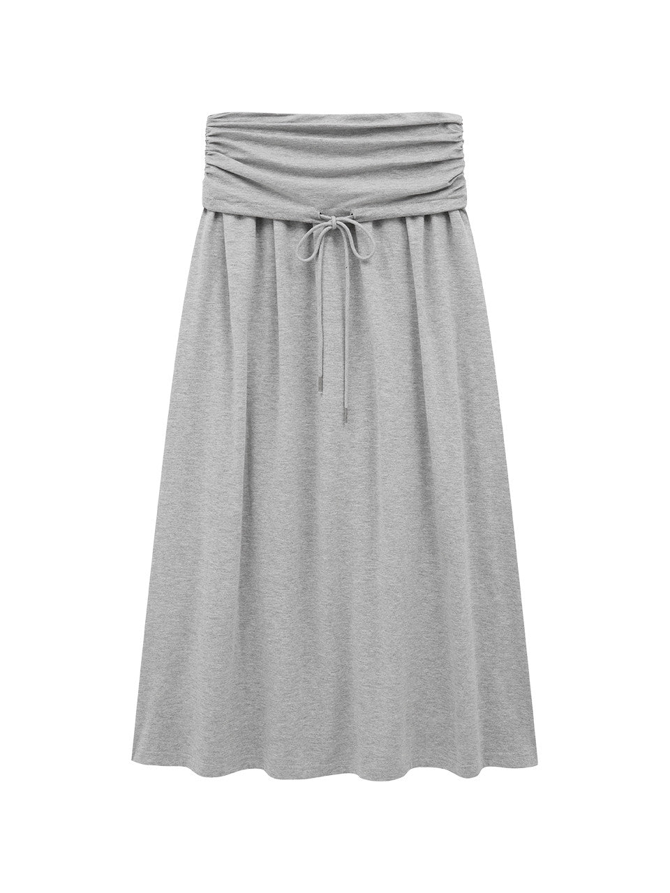 Margarin Fingers - Shirring Jersey Maxi Skirt (Melange) product image 2 | TRAB K-Fashion Australia