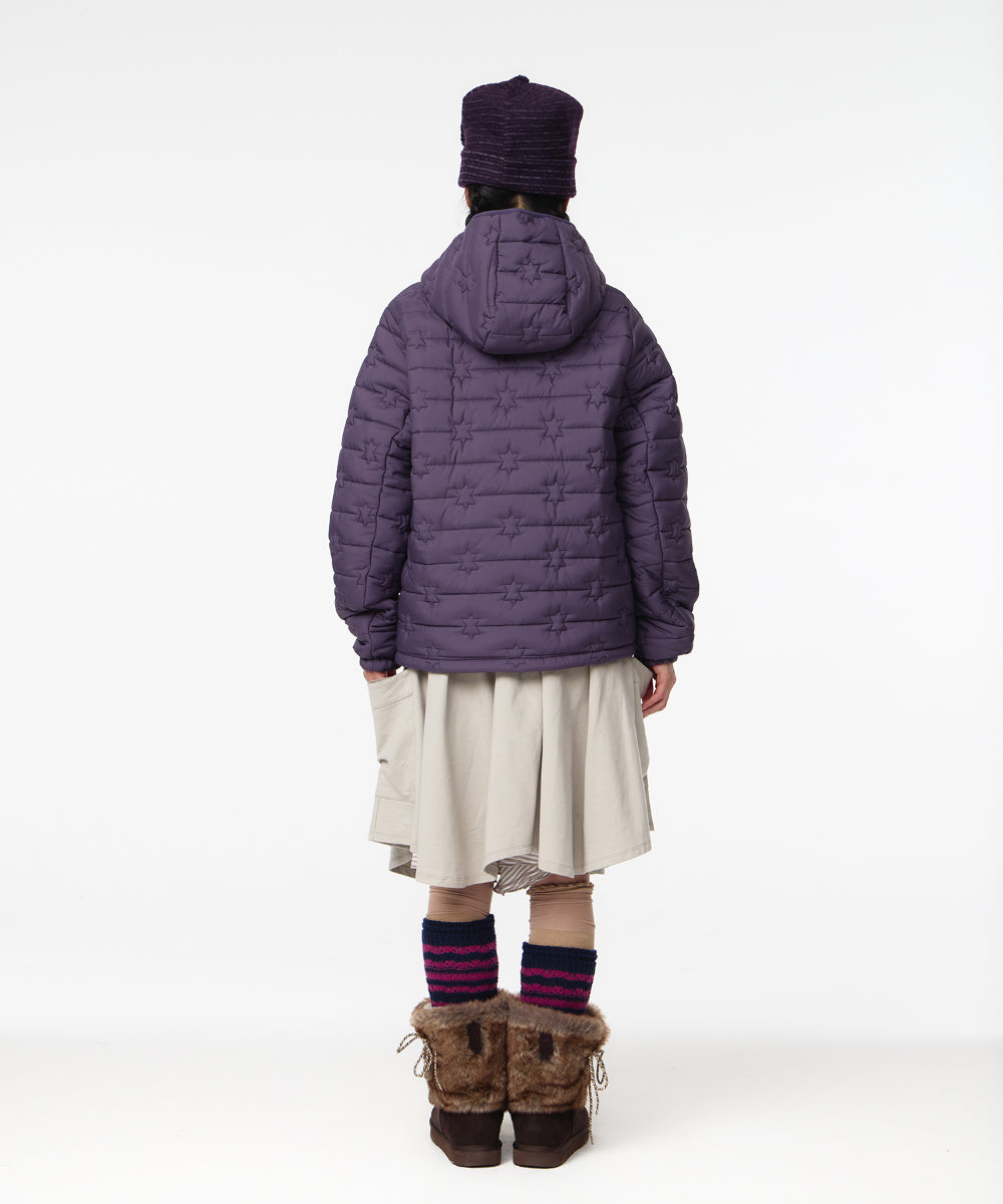Coyseio - Fluffy Light Padded Jacket (Purple) product image 8 | TRAB K-Fashion Australia
