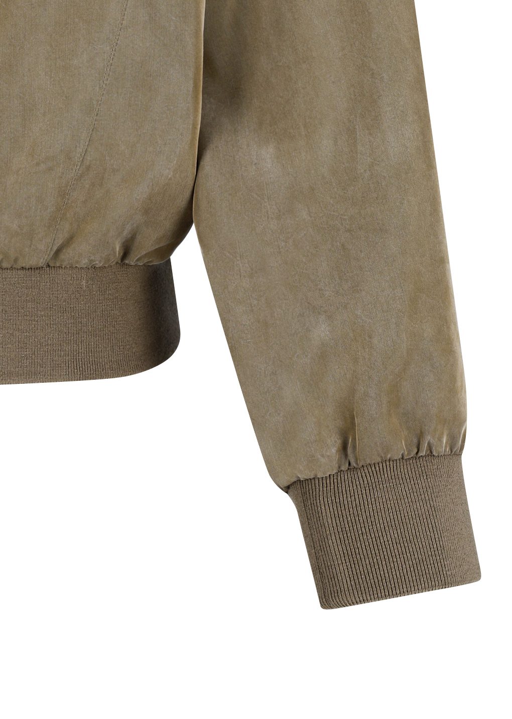 Amomento - Cupro ribbed pullover (Khaki) product image 9 | TRAB K-Fashion Australia
