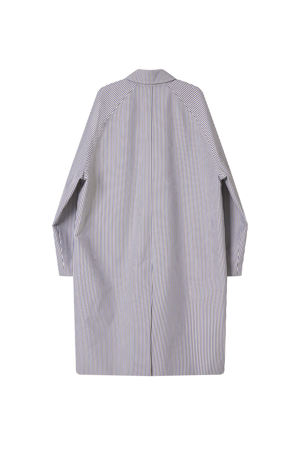 STU - Raglan Stripe Poplin Coat (White) product image 16 | TRAB K-Fashion Australia