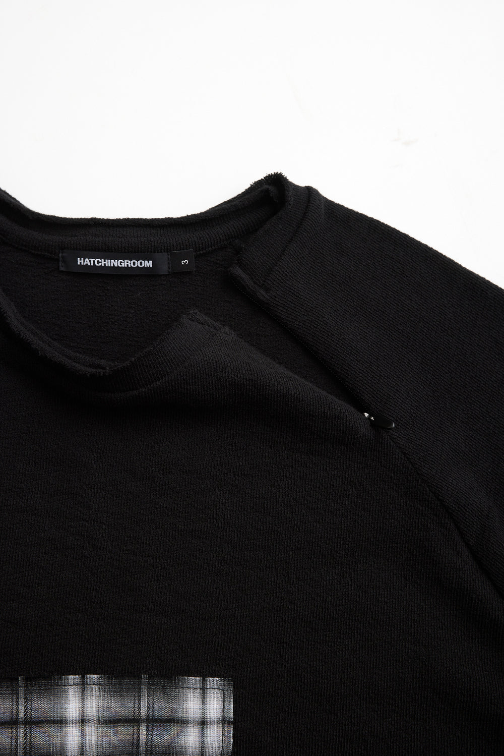 Hatchingroom - Slash Tee Check Box (Black) product image 4 | TRAB K-Fashion Australia