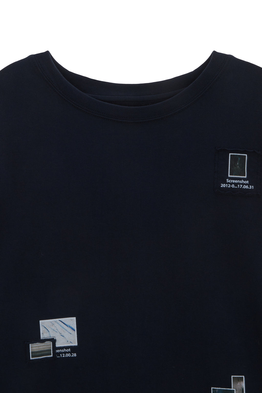 Matin Kim - Photo Patchwork Collage Top (Navy) product image 4 | TRAB K-Fashion Australia