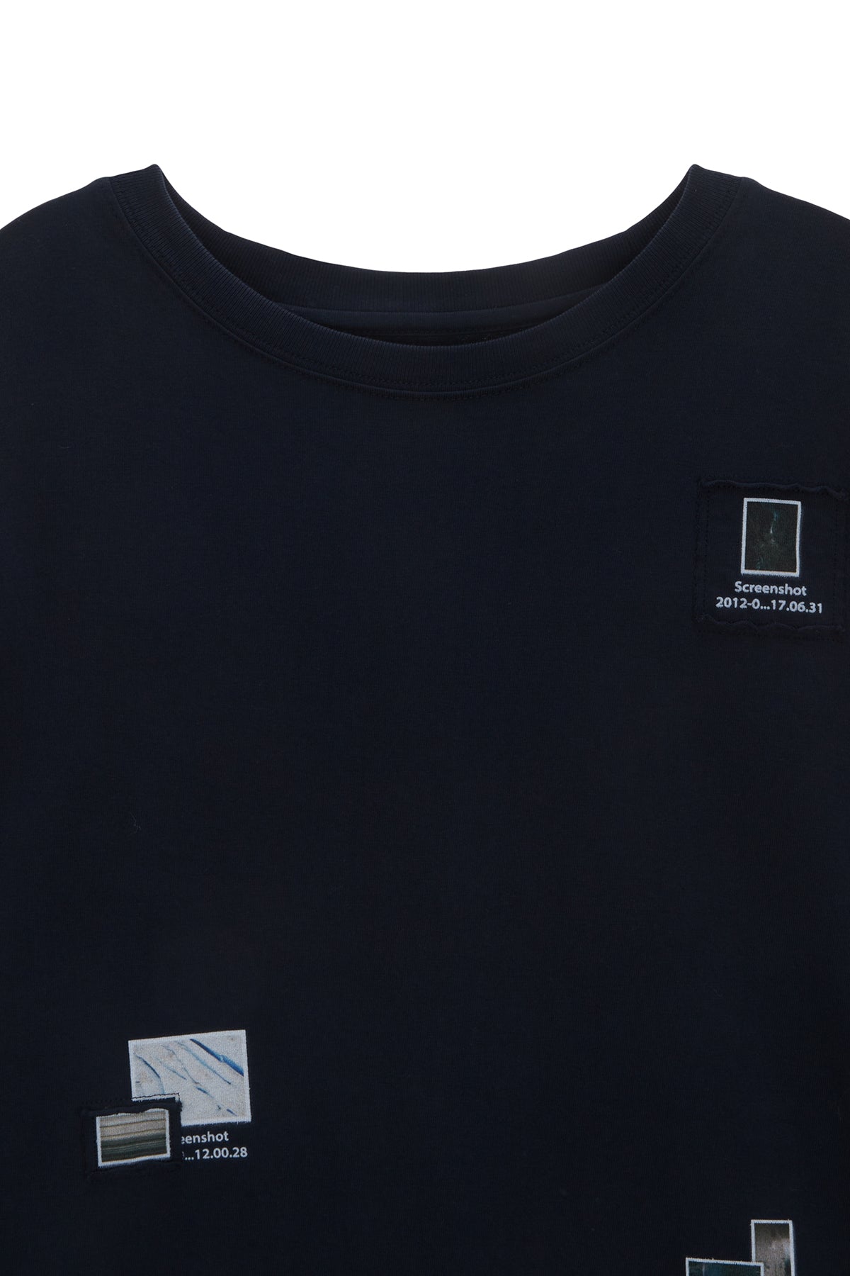 Matin Kim - Photo Patchwork Collage Top (Navy) product image 4 | TRAB K-Fashion Australia