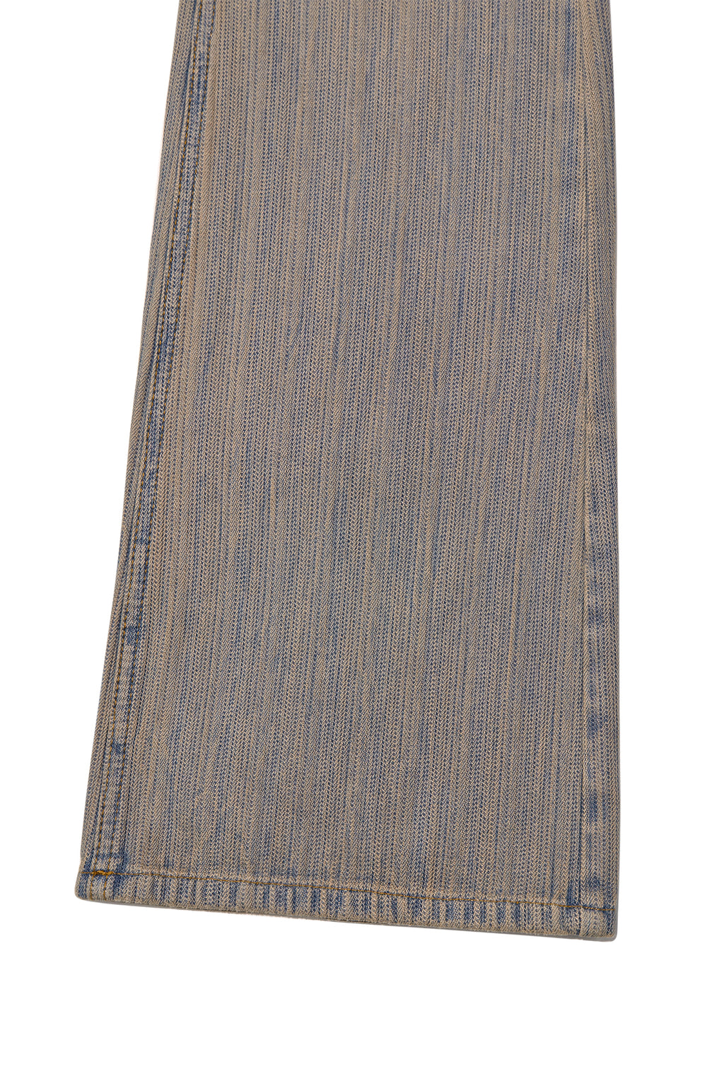 Matin Kim - Washed Stripe Boots Cut Denim Pants (Smoke Blue) product image 5 | TRAB K-Fashion Australia