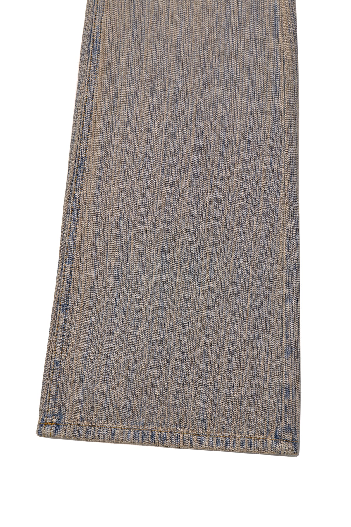 Matin Kim - Washed Stripe Boots Cut Denim Pants (Smoke Blue) product image 5 | TRAB K-Fashion Australia