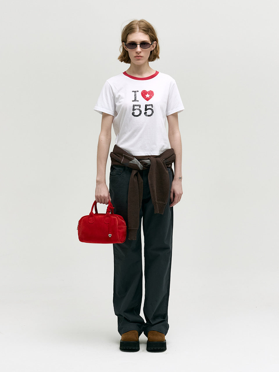 Marge Sherwood - Soft Bowling (Red Suede) product image 8 | TRAB K-Fashion Australia