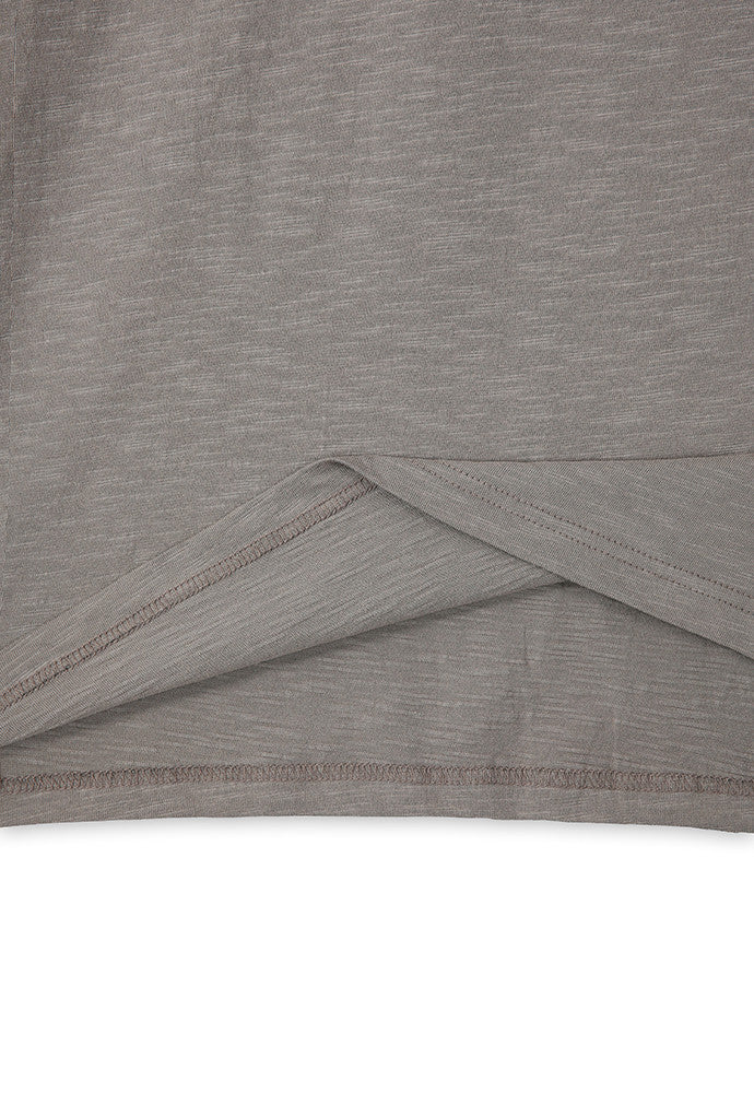 Art if acts - Garment Dyed Henley Long Sleeve (Mud Brown) product image 10 | TRAB K-Fashion Australia