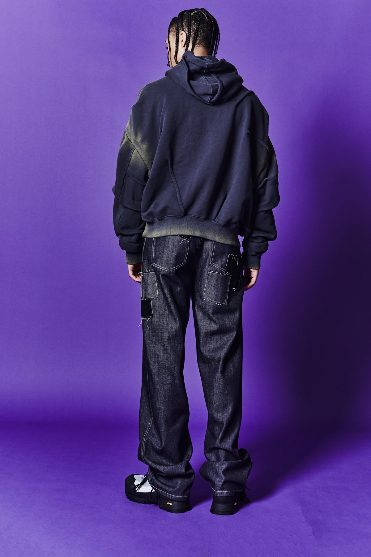 Andersson Bell - Mardro Gradient Hoodie (Charcoal) product image 3 | TRAB K-Fashion Australia