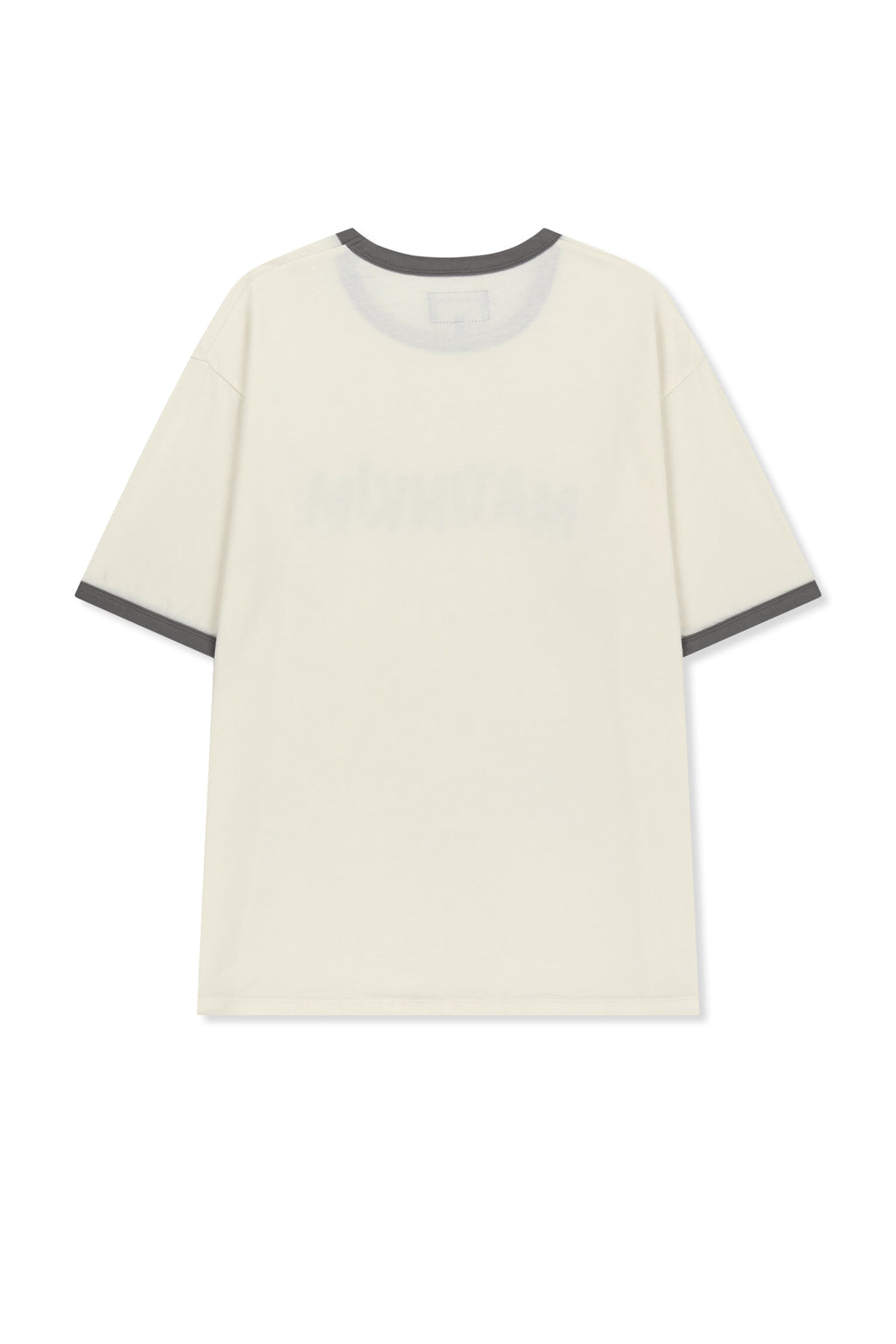 Matin Kim - Matin Logo Ringer Top (Cream) product image 3 | TRAB K-Fashion Australia