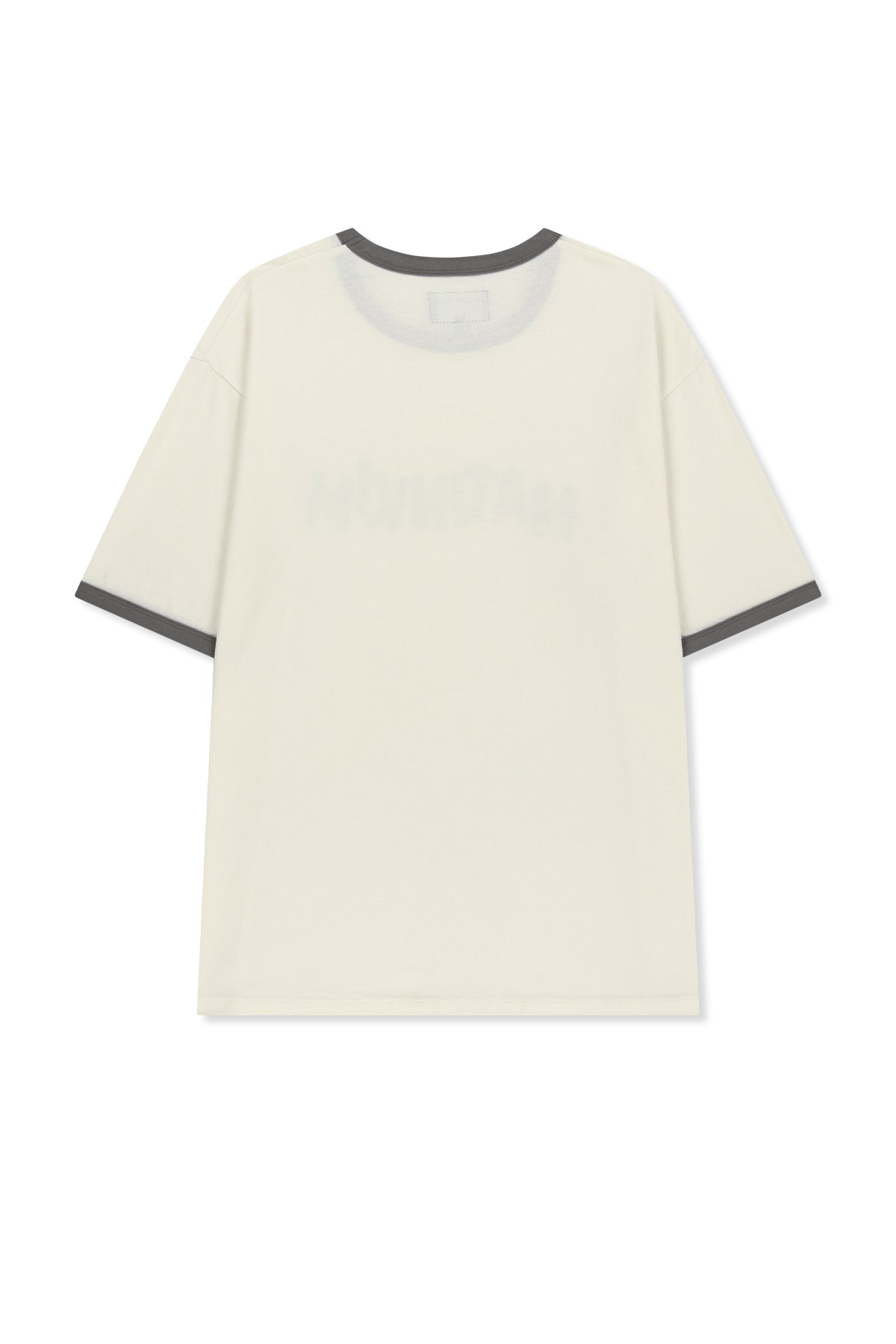 Matin Kim - Matin Logo Ringer Top (Cream) product image 3 | TRAB K-Fashion Australia