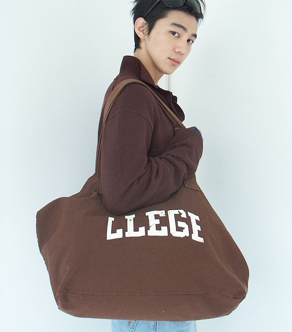 Llege - Work Out Tote Bag (Brown) product image 6 | TRAB K-Fashion Australia