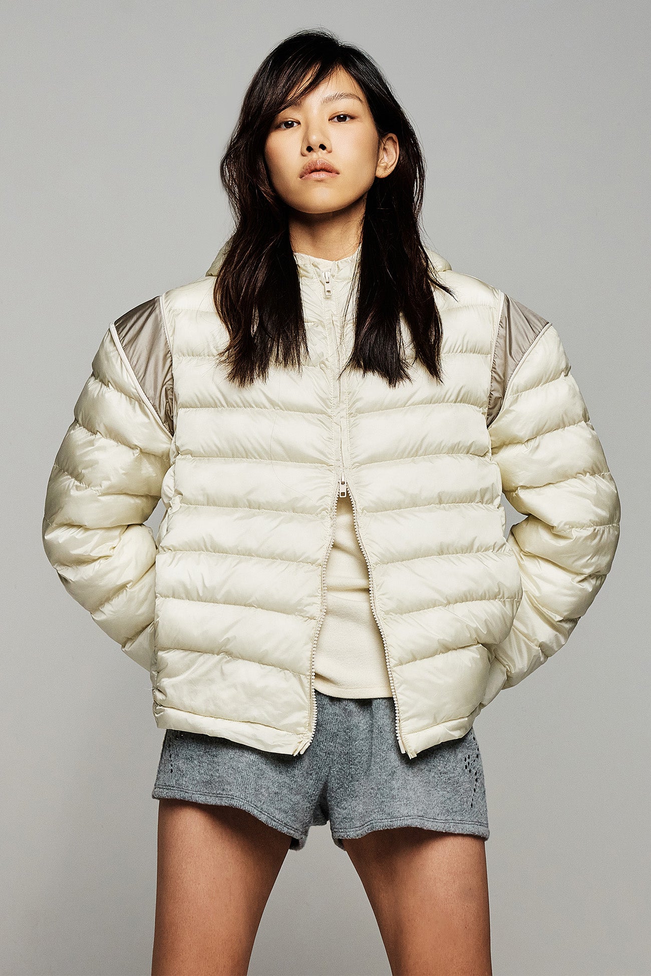 Deinet - Point Wellon Hooded Jacket (Ivory) product image 6 | TRAB K-Fashion Australia