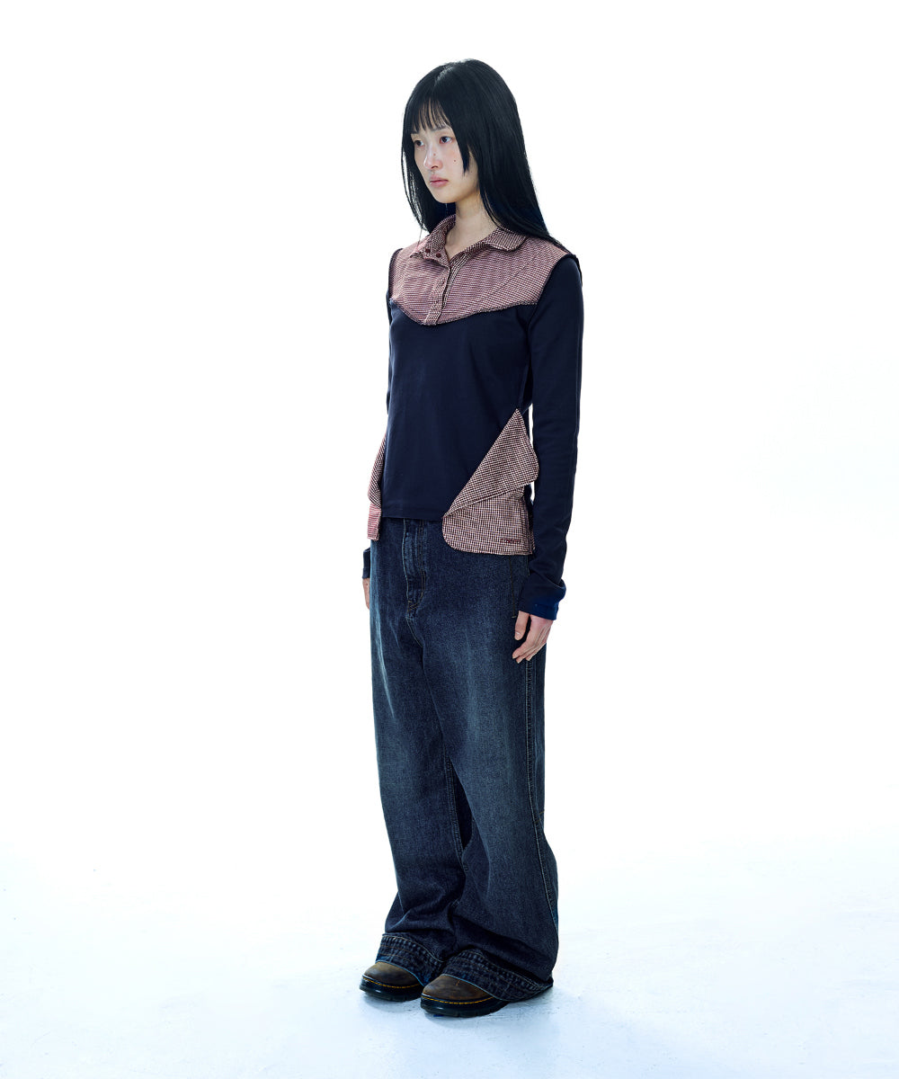Coyseio - Deep Denim Pants (Navy) product image 23 | TRAB K-Fashion Australia