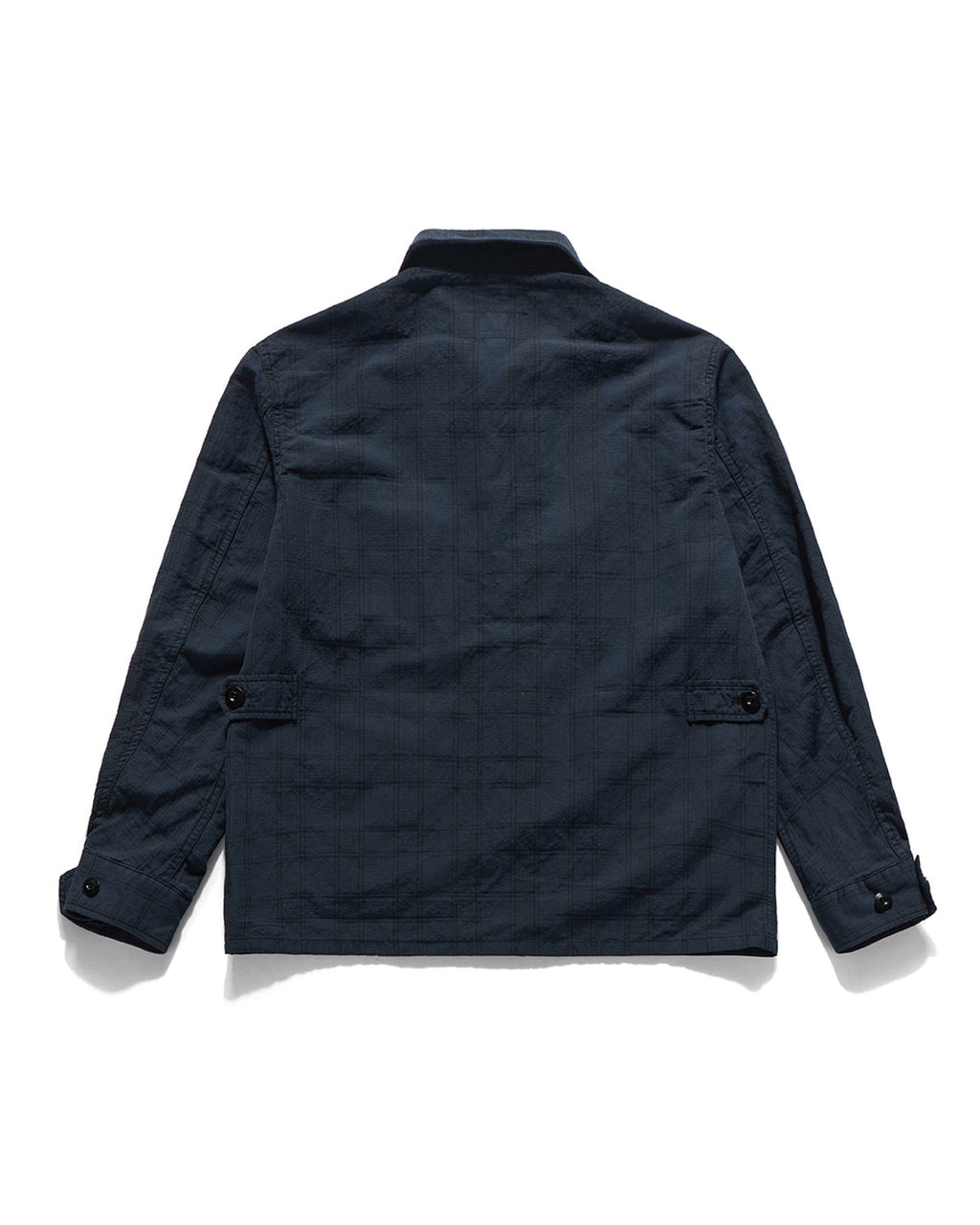 Eastlogue - Jungle Fatigue Jacket (Navy Linen Check) product image 6 | TRAB K-Fashion Australia
