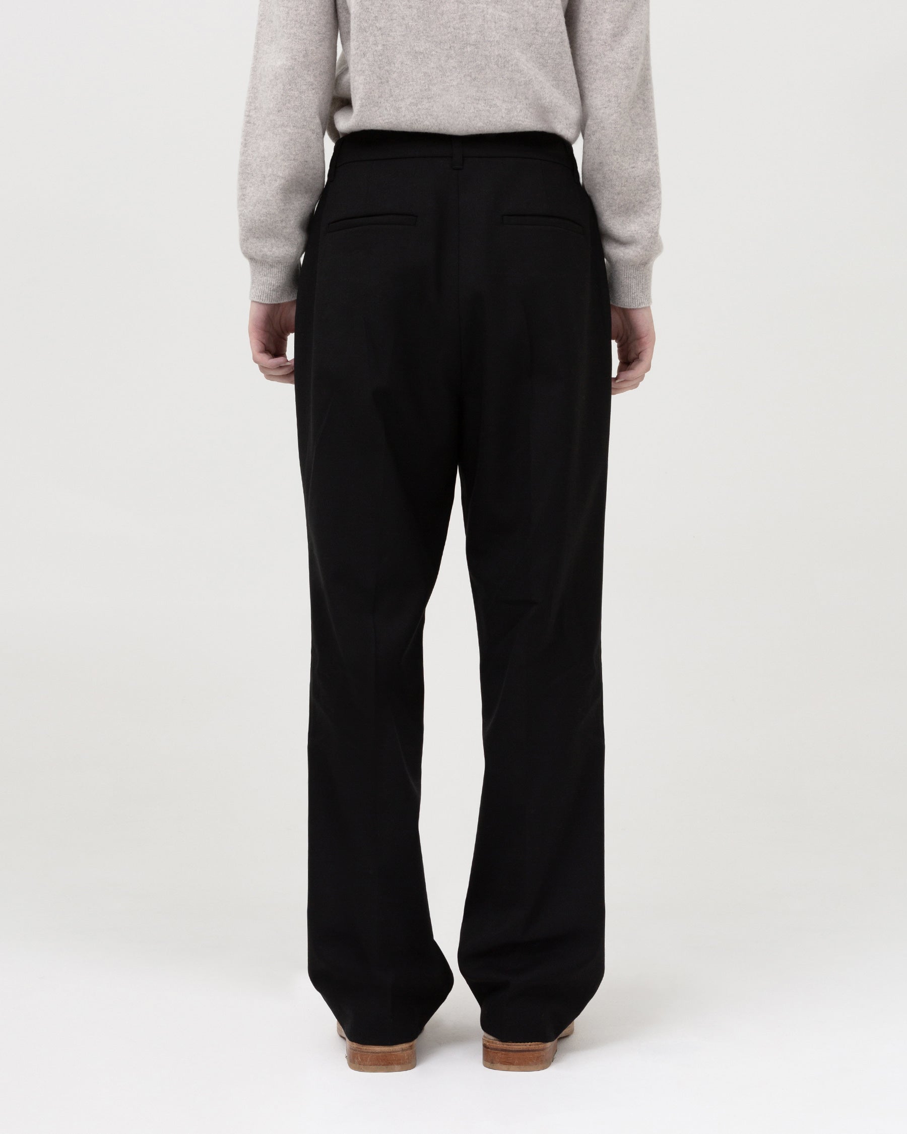Brownyard - One Tuck Pants (Black) product image 2 | TRAB K-Fashion Australia
