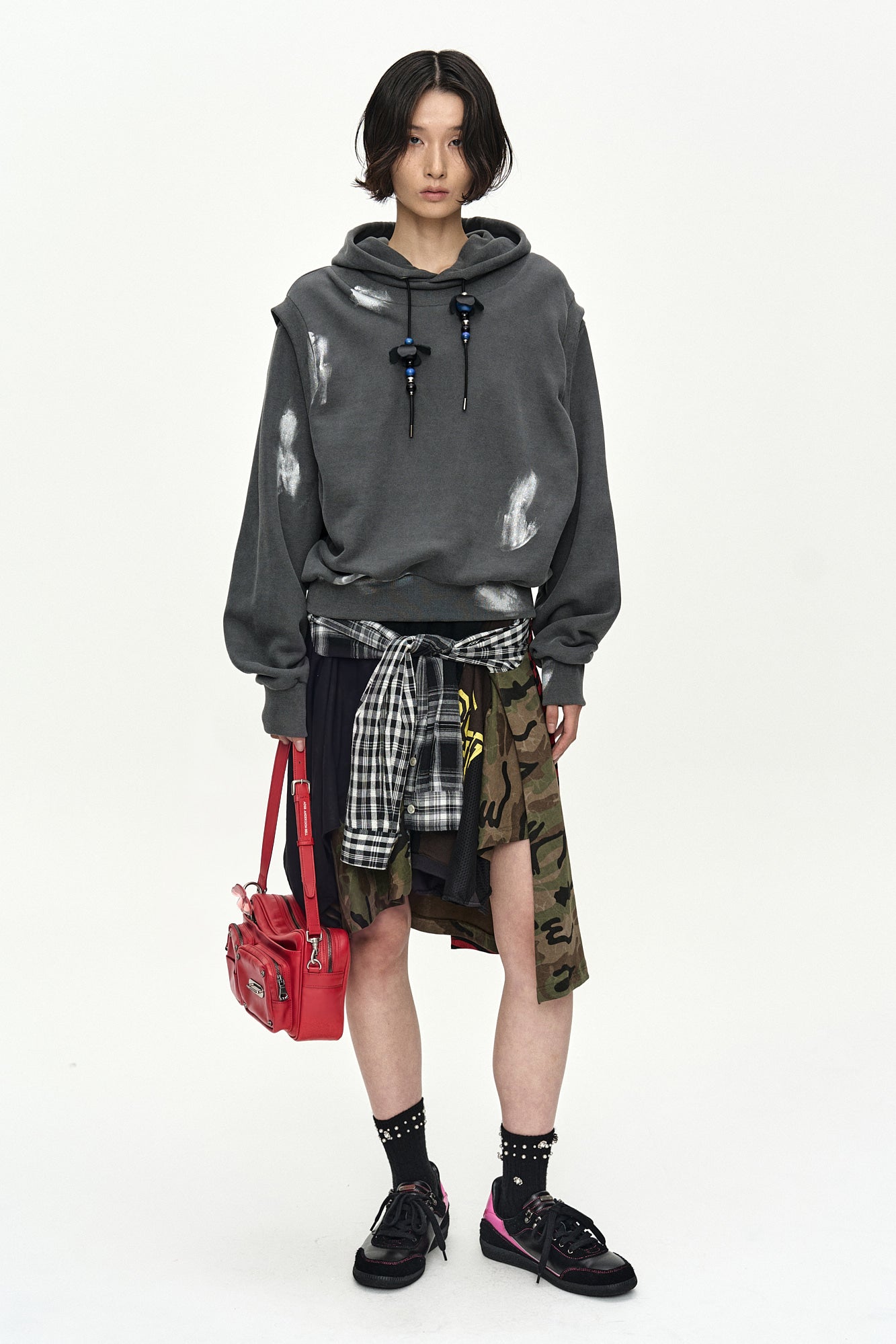 Andersson Bell - Reworked Vintage Jersey Camisole Dress (Navy) product image 8 | TRAB K-Fashion Australia