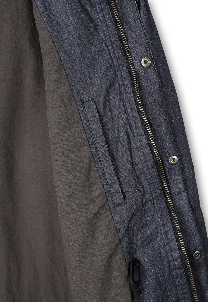 Art if acts - Linen Rain Parka (Navy) product image 13 | TRAB K-Fashion Australia