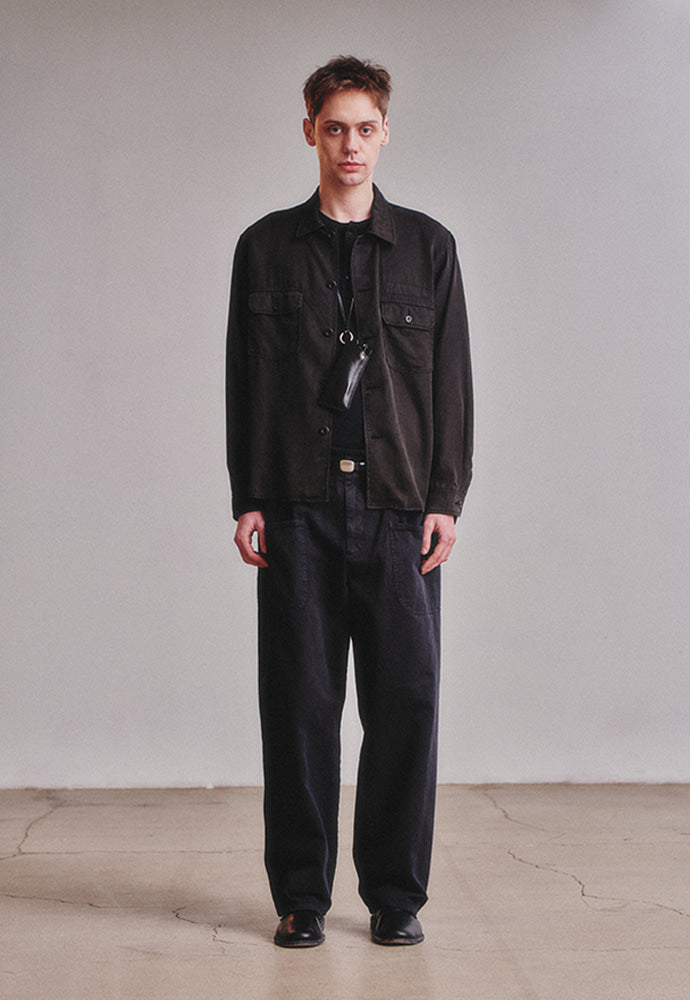 Art if acts - Tencel US Army Shirt (Faded Black) product image 3 | TRAB K-Fashion Australia