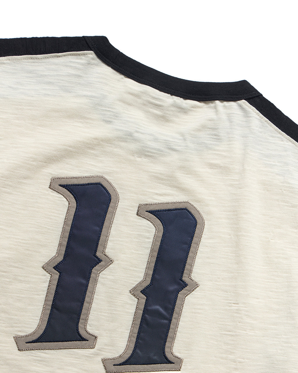 Eastlogue - 11 Ringer Raglan L.s T-shirts (Cream & Black) product image 8 | TRAB K-Fashion Australia