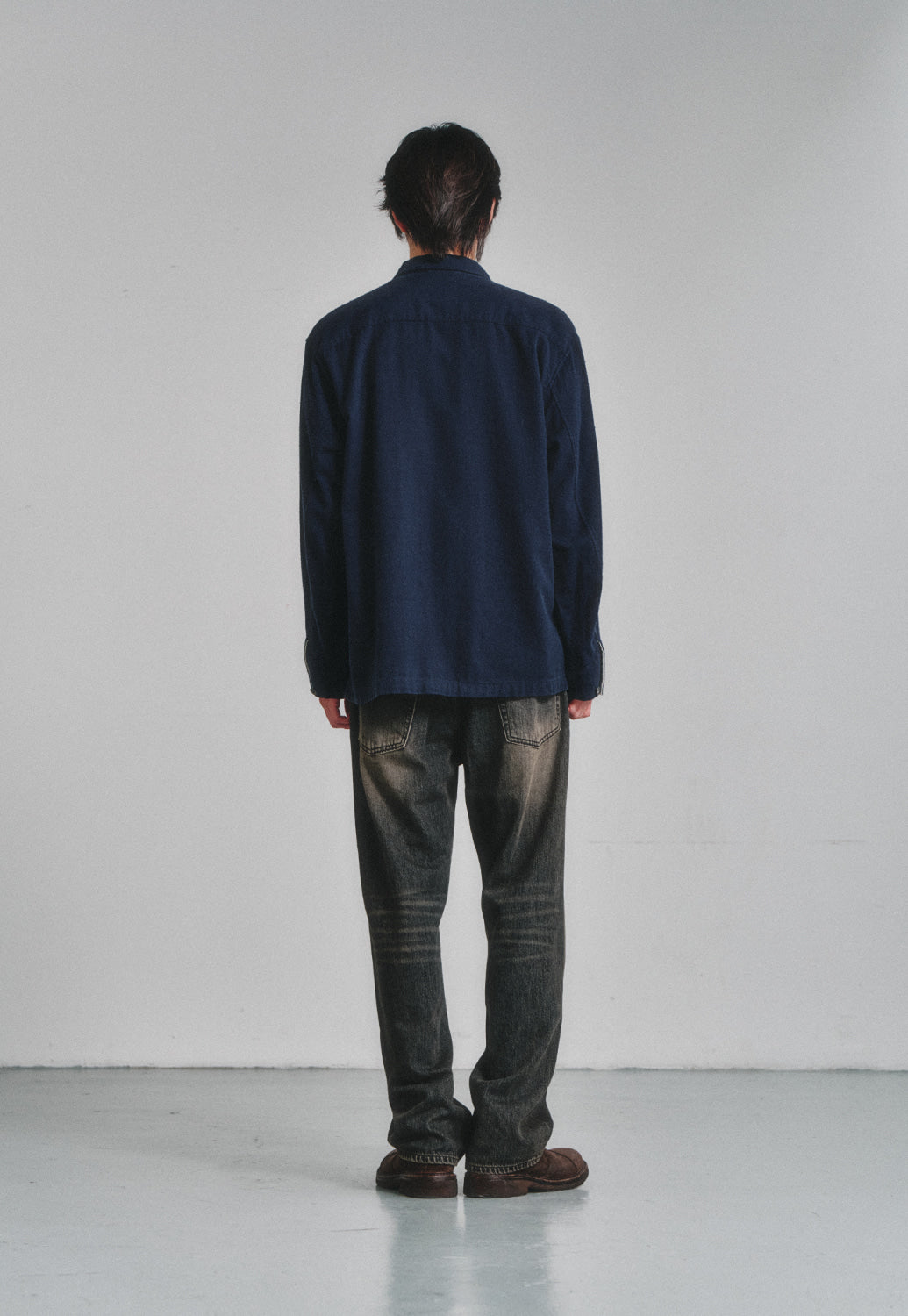 Art if acts - SILK NEP Work Jacket_Japanese Fabric (Deep Navy) product image 4 | TRAB K-Fashion Australia