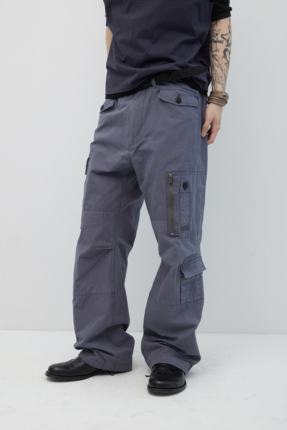 Hatchingroom - Multi Cargo Pants (Blue Grey) product image 16 | TRAB K-Fashion Australia