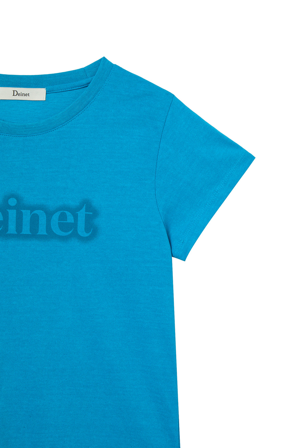 Deinet - Spray Logo Pigment T-Shirt (Blue) product image 4 | TRAB K-Fashion Australia