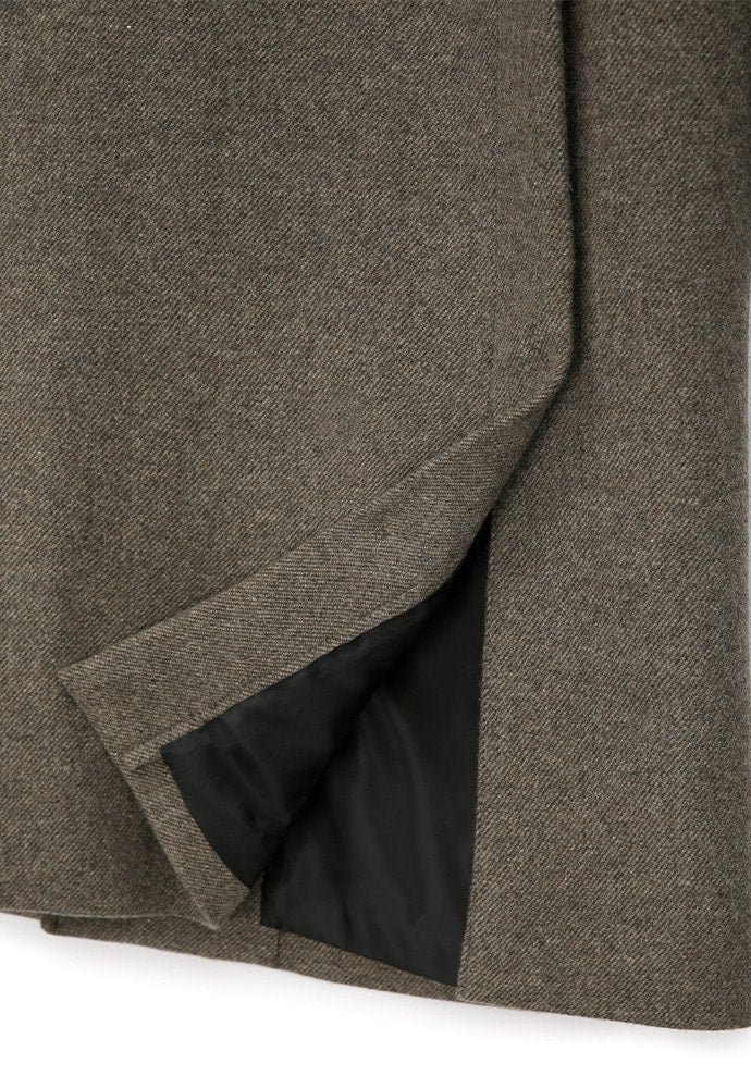 Art if acts - Balmacaan Coat (Twill Brown) product image 19 | TRAB K-Fashion Australia