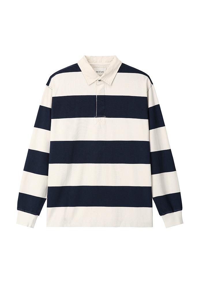 Art if acts - Garment Washed Rugby Tee (Navy) product image 7 | TRAB K-Fashion Australia