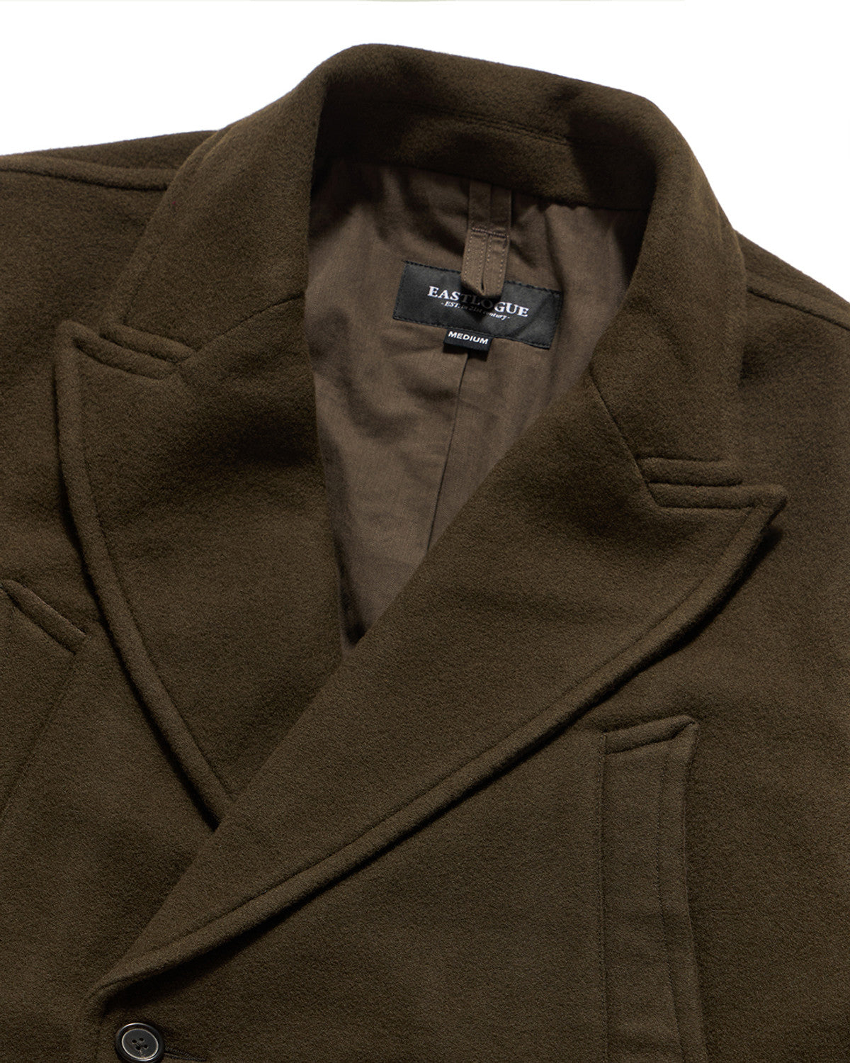 Eastlogue - Chester Field Coat (D.olive Wool) product image 8 | TRAB K-Fashion Australia