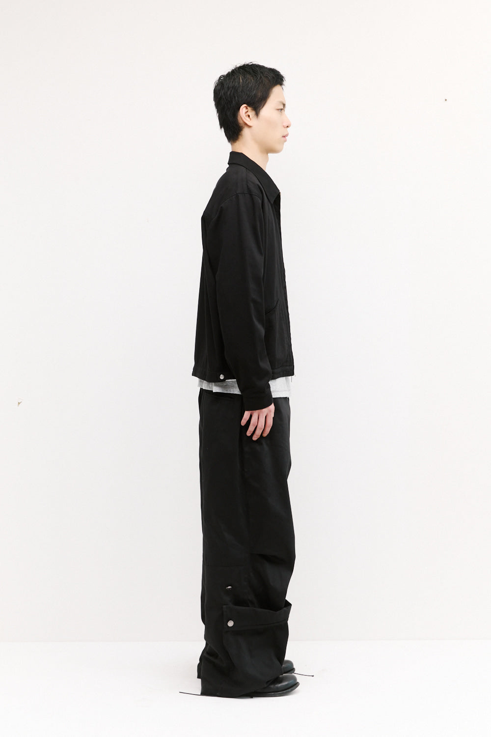 Hatchingroom - Plain Blouson (Black) product image 7 | TRAB K-Fashion Australia