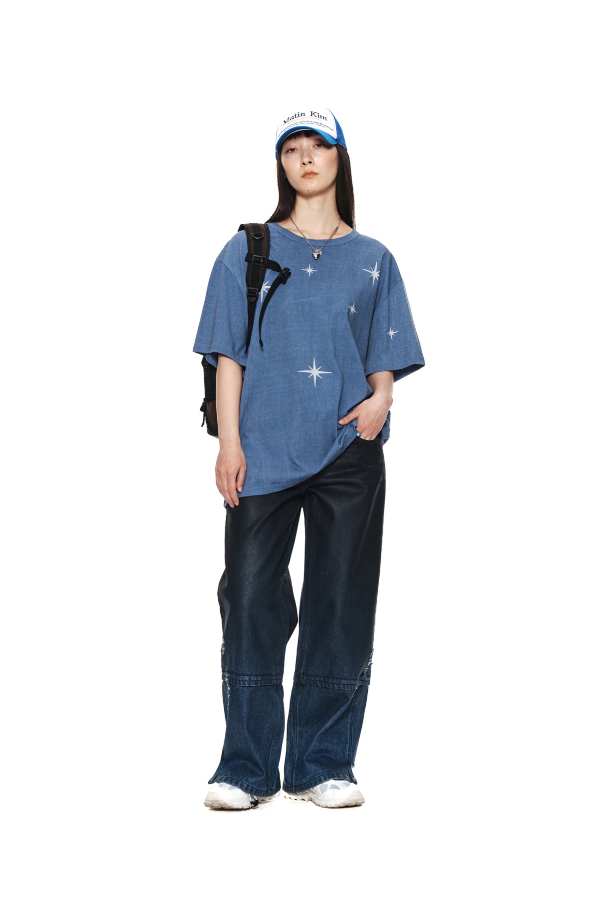 Matin Kim - Gradation Brush Denim Pants (Blue) product image 8 | TRAB K-Fashion Australia
