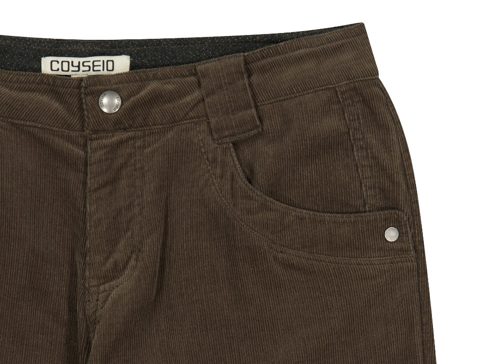 Coyseio - Leaf Cut Corduroy Pants (Brown) product image 17 | TRAB K-Fashion Australia
