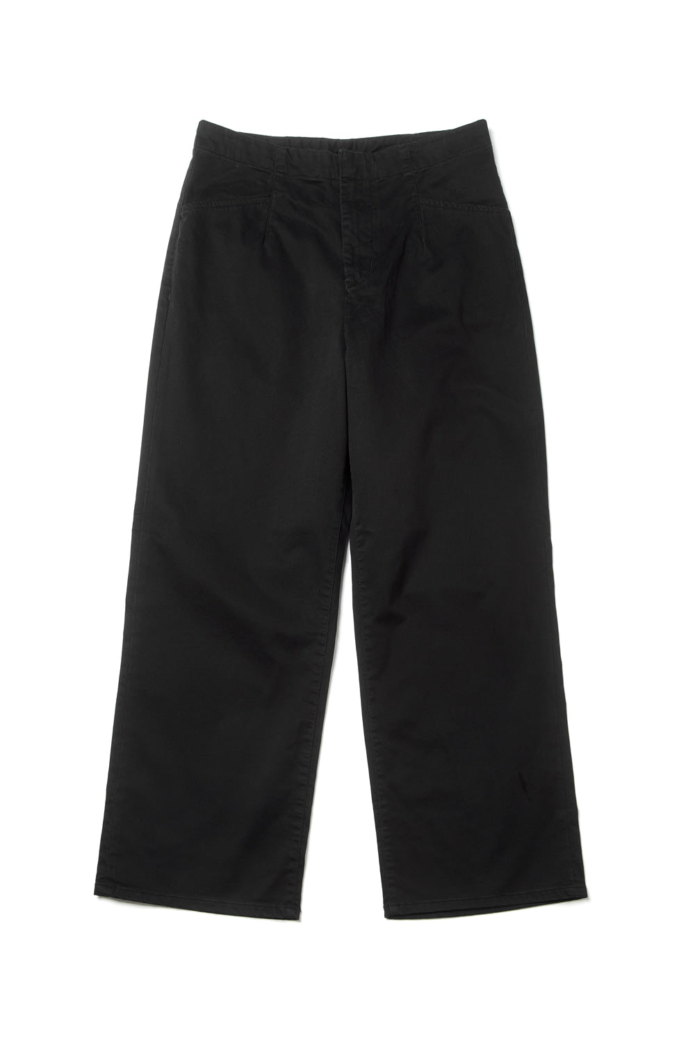 Hatchingroom - Flare Work Trousers Moleskin (Washed Black) product image 1 | TRAB K-Fashion Australia