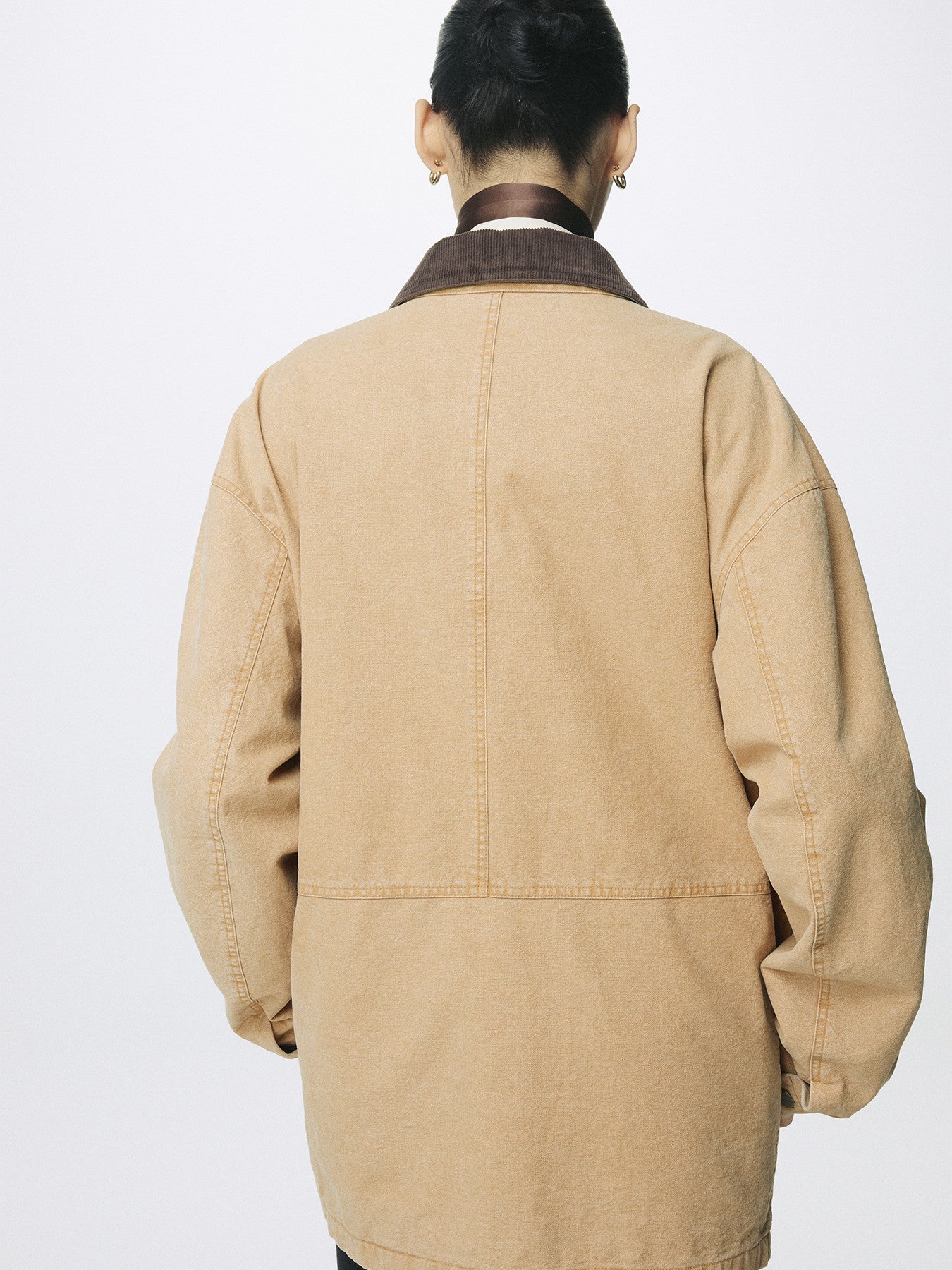 Tonywack - Garment Washed Barn Jacket (Faded Beige) product image 8 | TRAB K-Fashion Australia