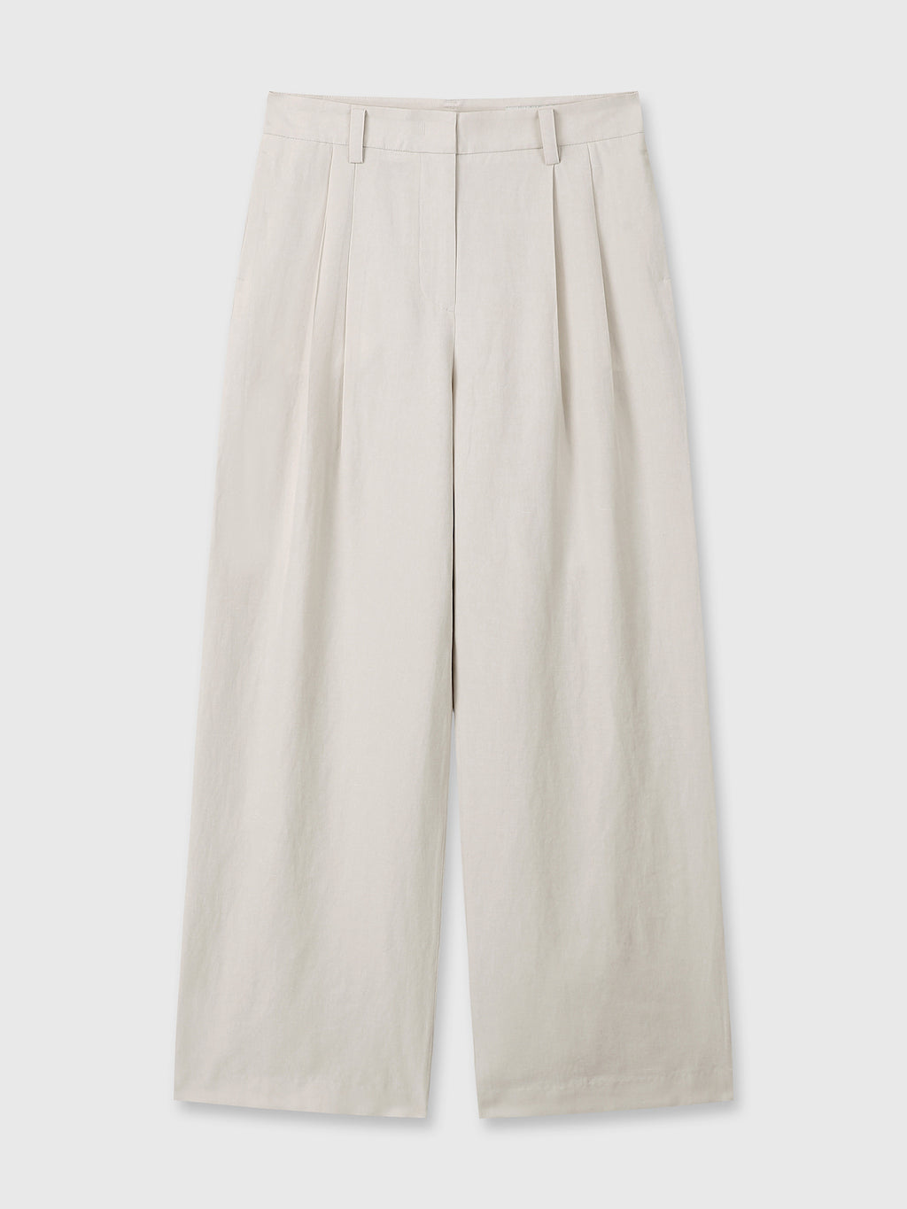 Tonywack - Linen Two Pleats Wide Pants (Ivory) product image 6 | TRAB K-Fashion Australia