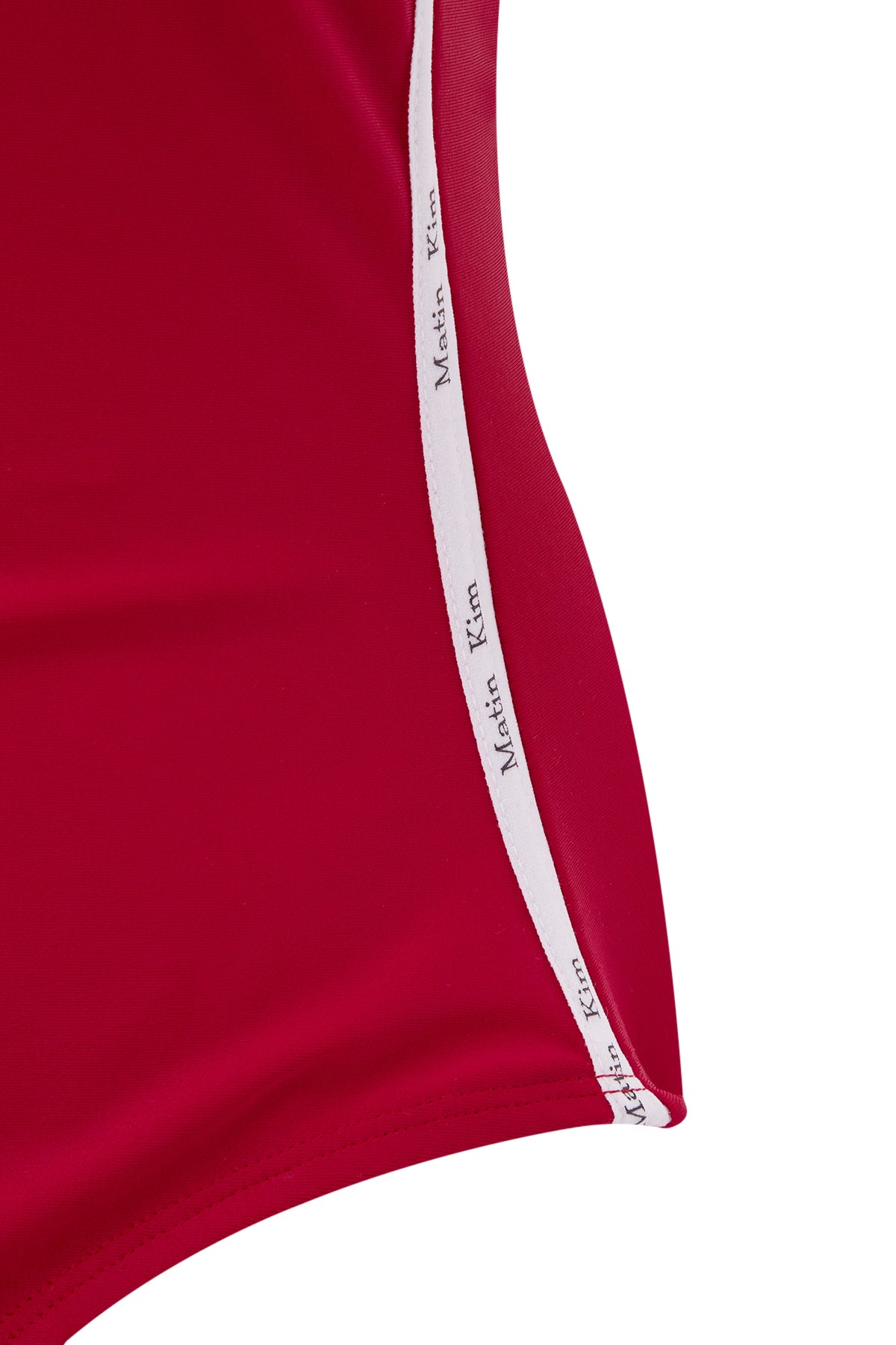 Matin Kim - Logo Strap Swimsuit (Red) product image 4 | TRAB K-Fashion Australia