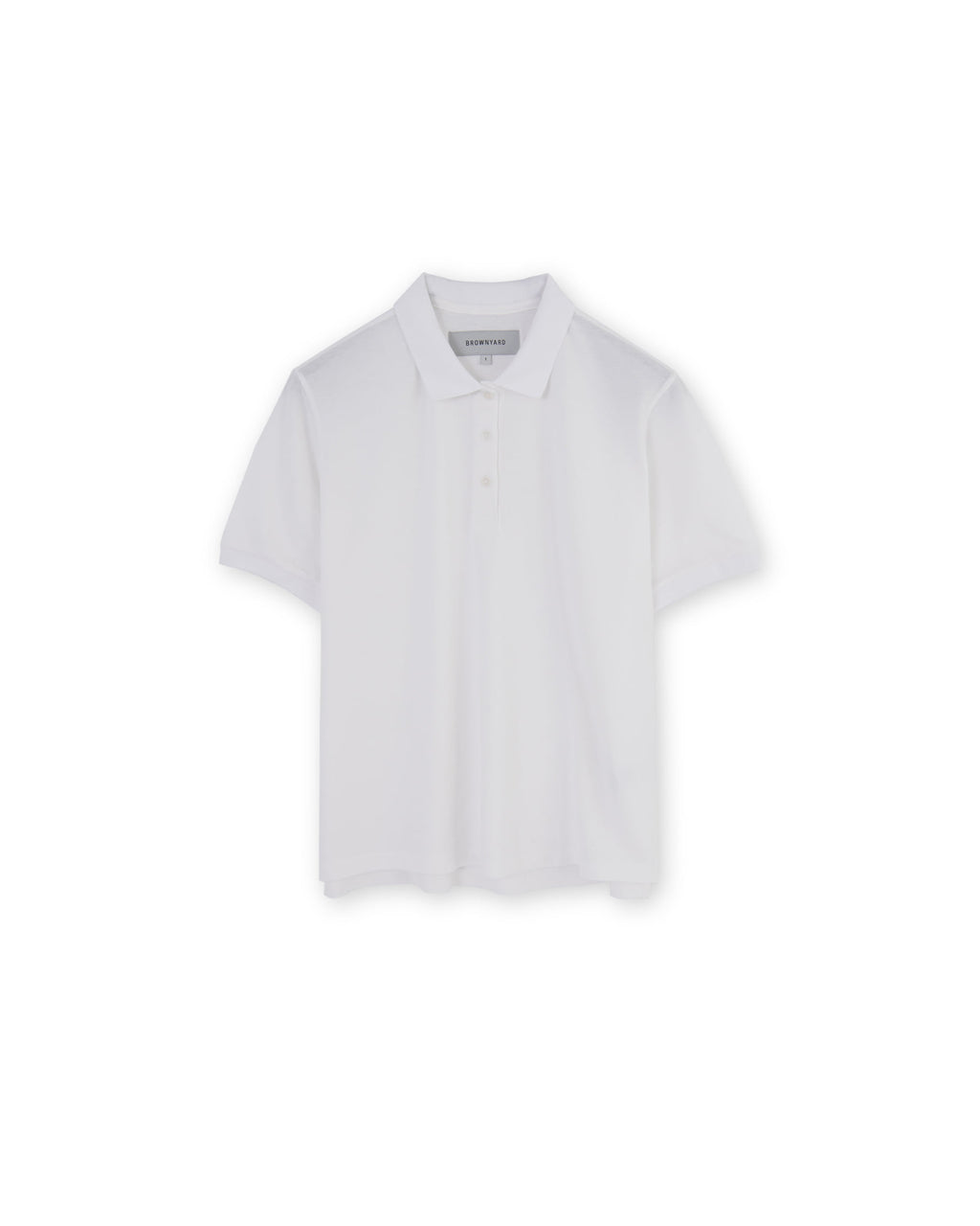 Brownyard - Vintage Cotton Pique Shirt (Off White) product image 3 | TRAB K-Fashion Australia
