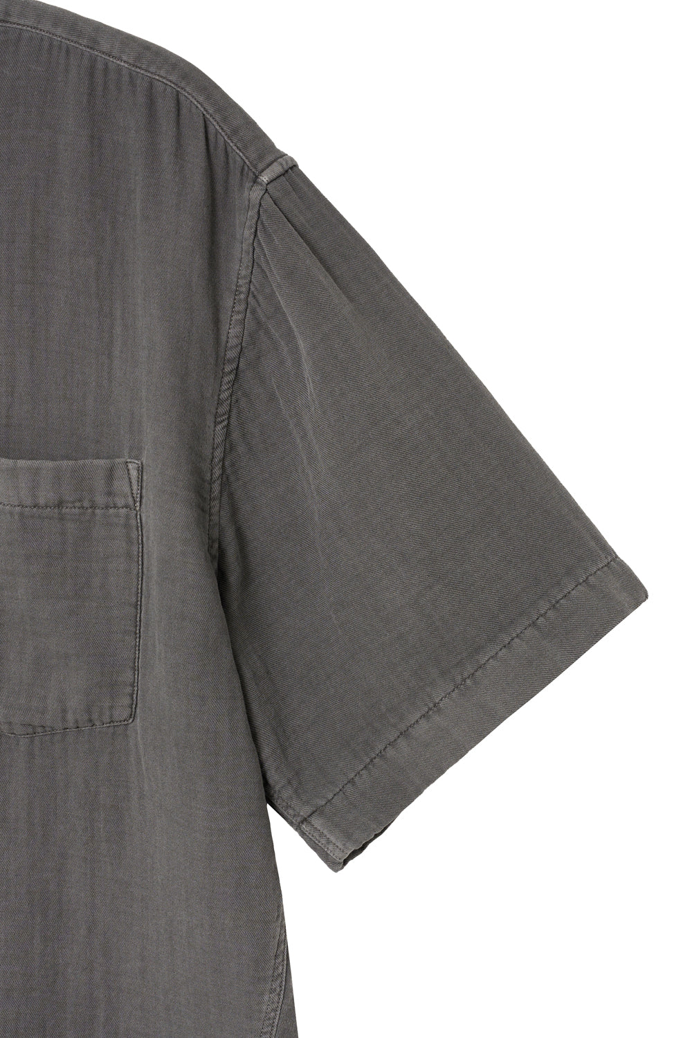 Hatchingroom - Loosed Shirt Double Face (Charcoal) product image 5 | TRAB K-Fashion Australia