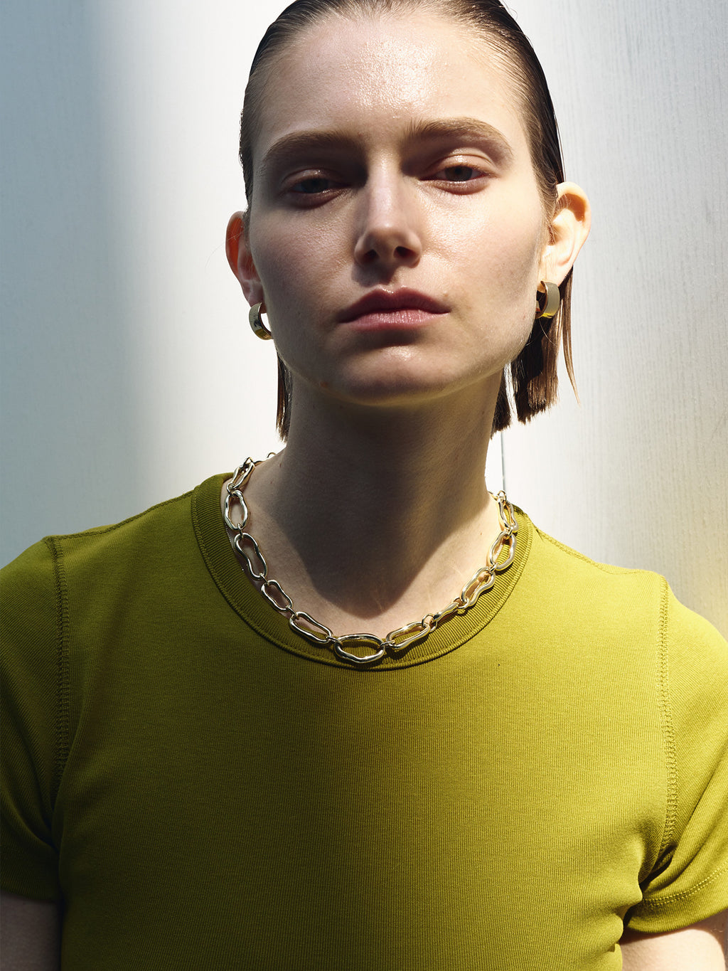 Tonywack - Ribbed Half Sleeve T-Shirts (Olive) product image 6 | TRAB K-Fashion Australia